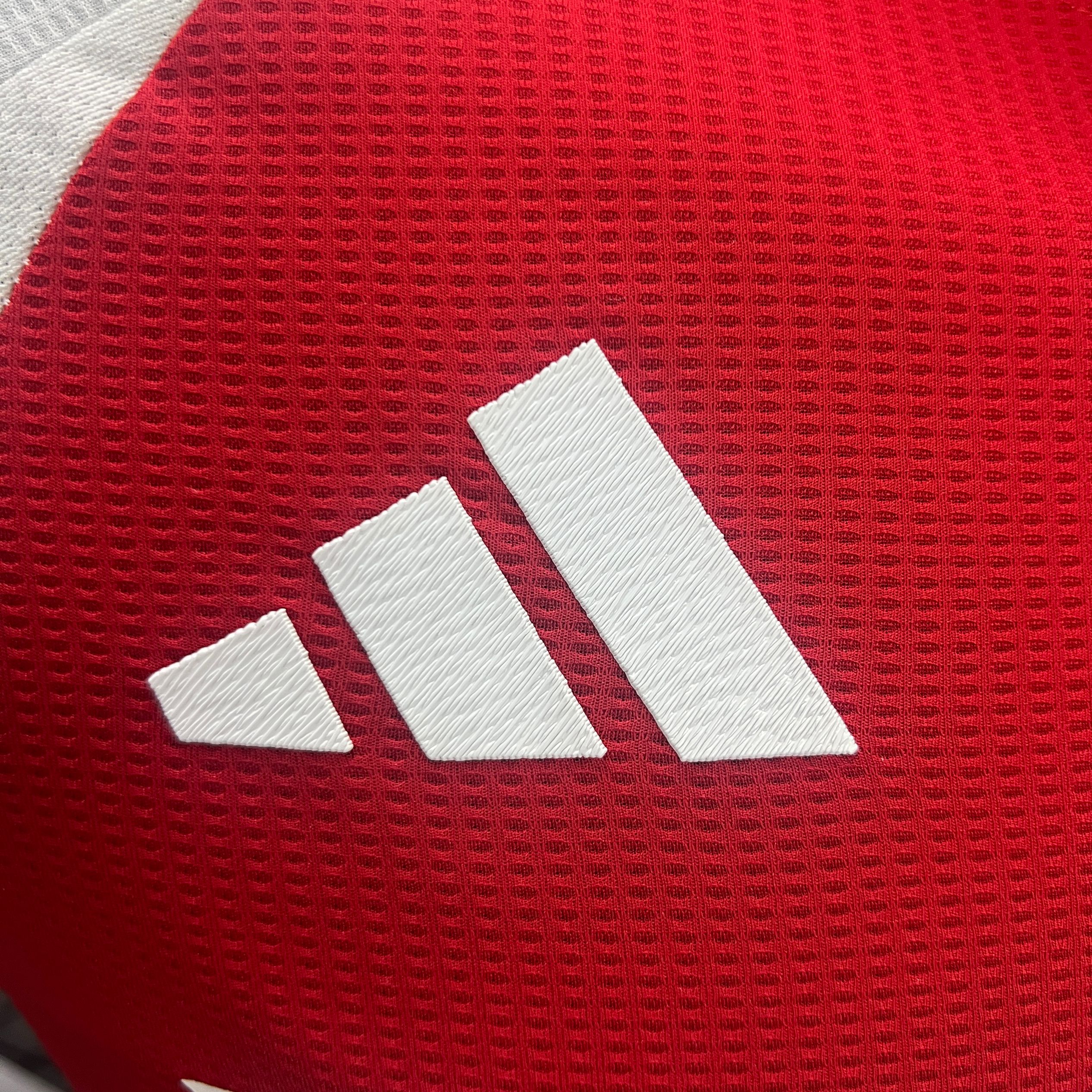 ManixJersey.com | Arsenal 24-25 Home Long Sleeve Jersey - Player Version -Customize Name, Number and Patch | Worldwide Shipping
