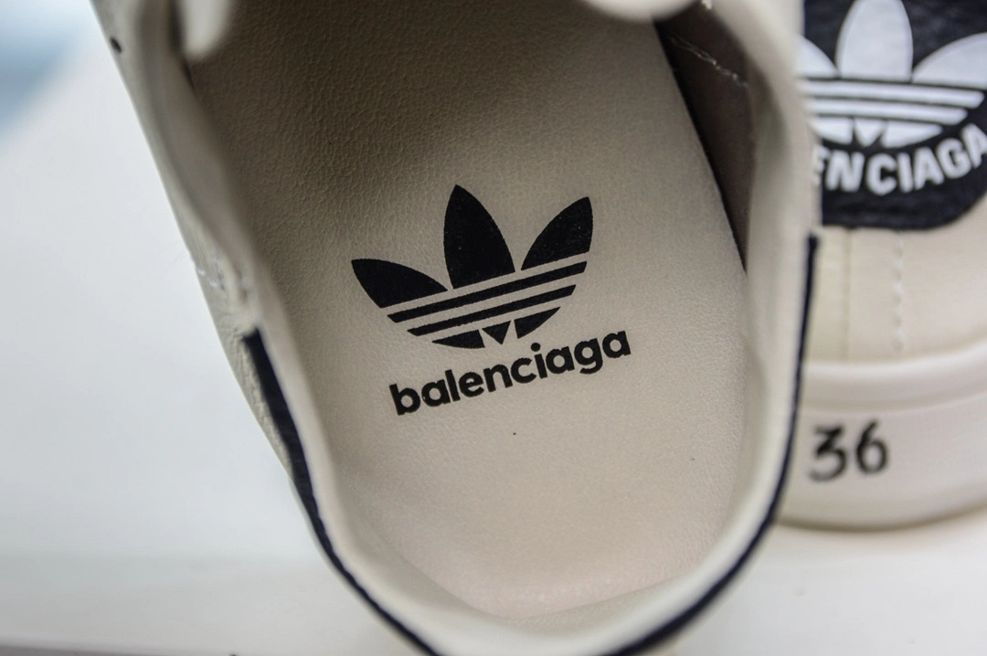 Balenciaga x Adidas Stan Smith Sneaker in Off White Black、mysite、Cacoeks