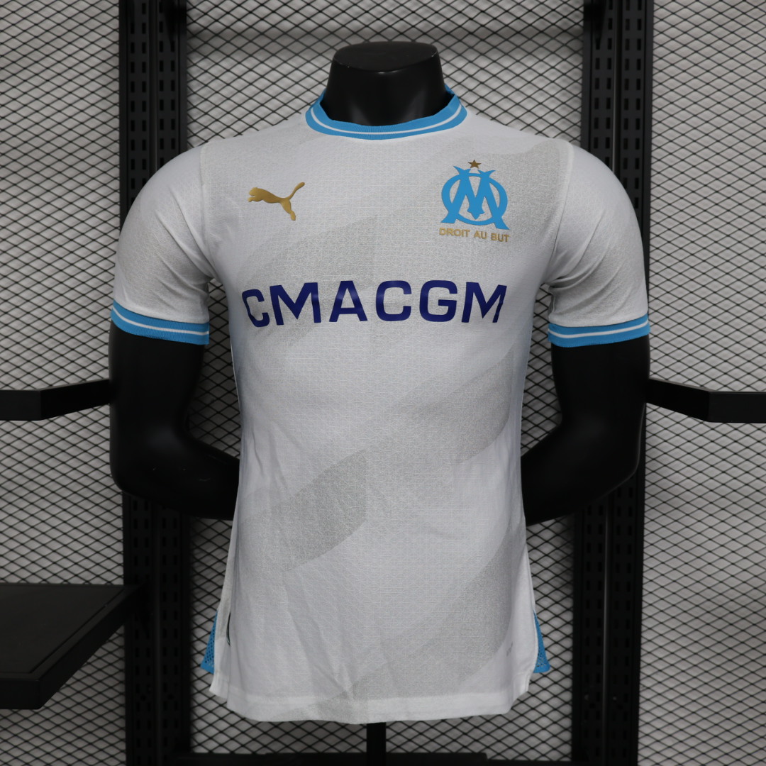 2023/2024 Player Version Olympique de Marseille Home Football Jersey-mysite Custom Football Kit- Nextkits