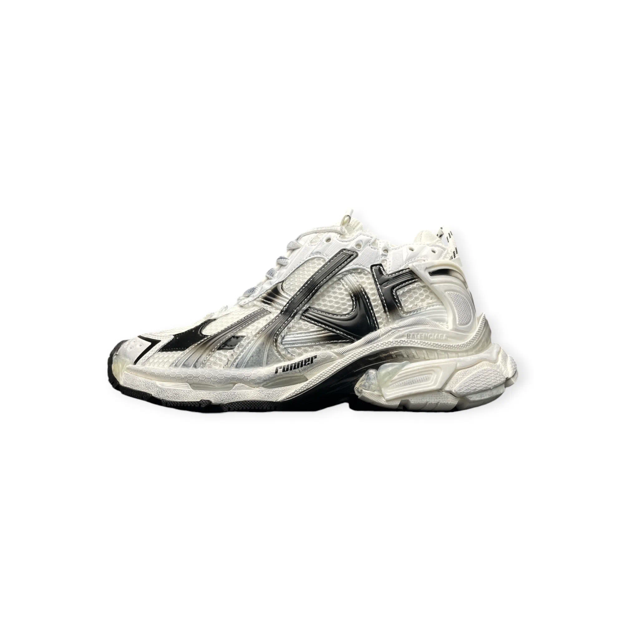 Balenciaga Runner Gradient Sneaker in Black White、mysite、Cacoeks