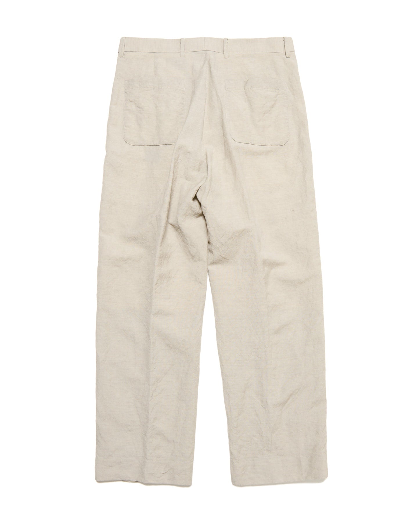 SOPHNET. 25S/S LINEN WOOL 1TUCK SLACKS  SOPH-250022 