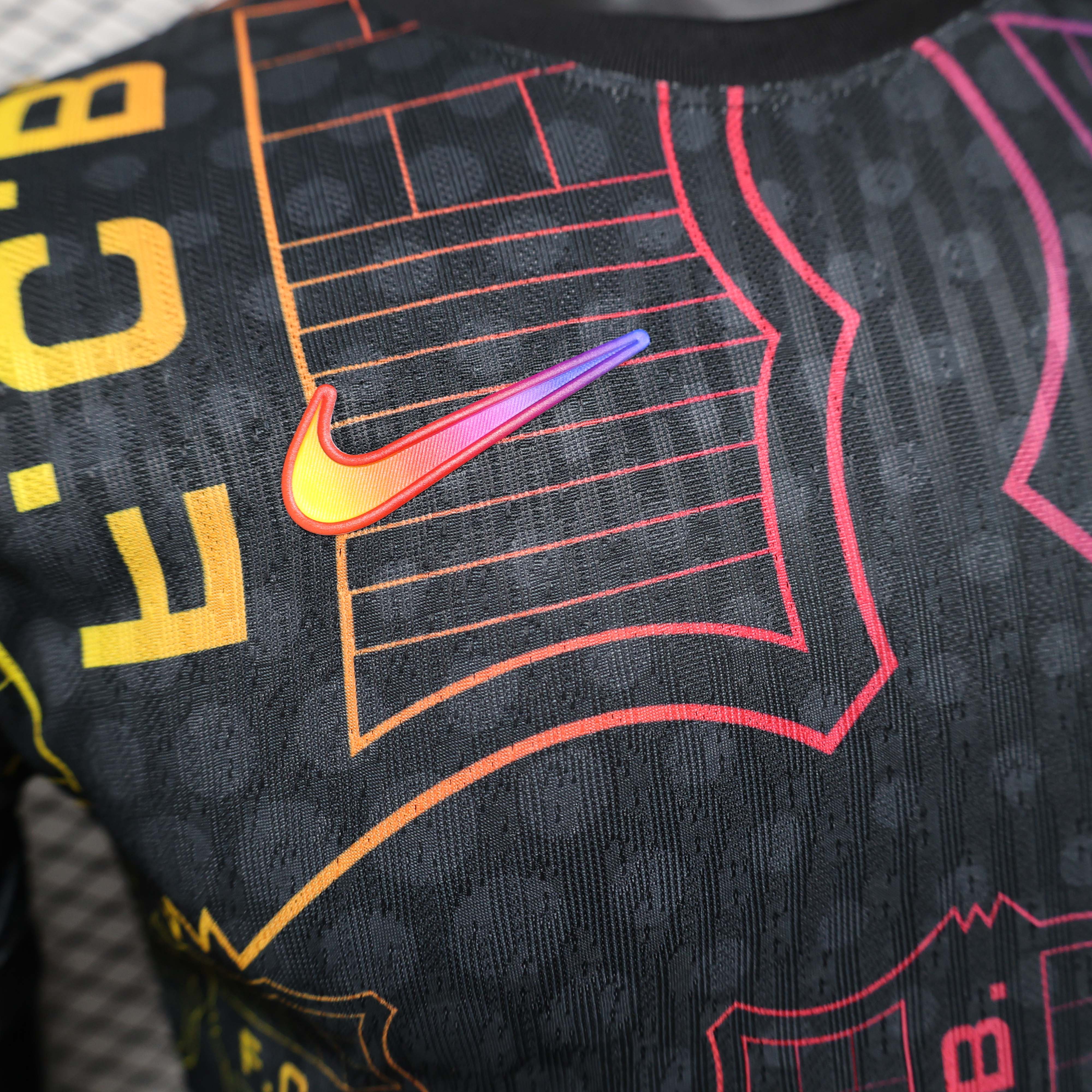 2025/2026 Player Version Barcelona Special Edition Black Football Shirt 1:1 Thai Quality:football jersey mysite: unitedjerseyfootball 邓江浪:football