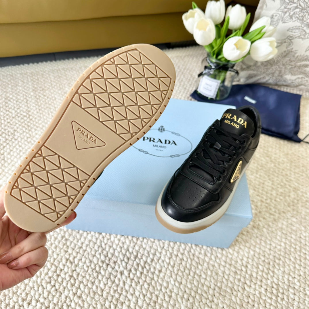 PRA DOWNTOWN NAPPA SNEAKERS BLACK CALFSKIN、mysite、Cacoeks