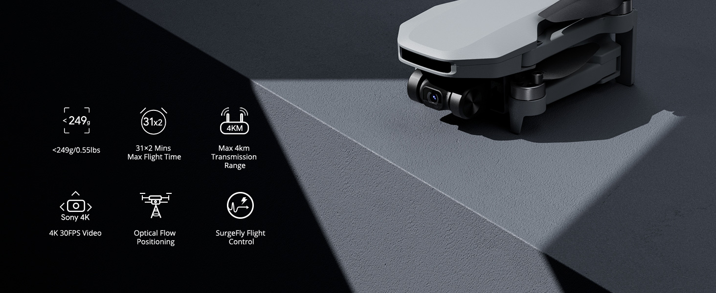 Potensic ATOM SE GPS Drone with 4K EIS Camera for Adults and Beginners