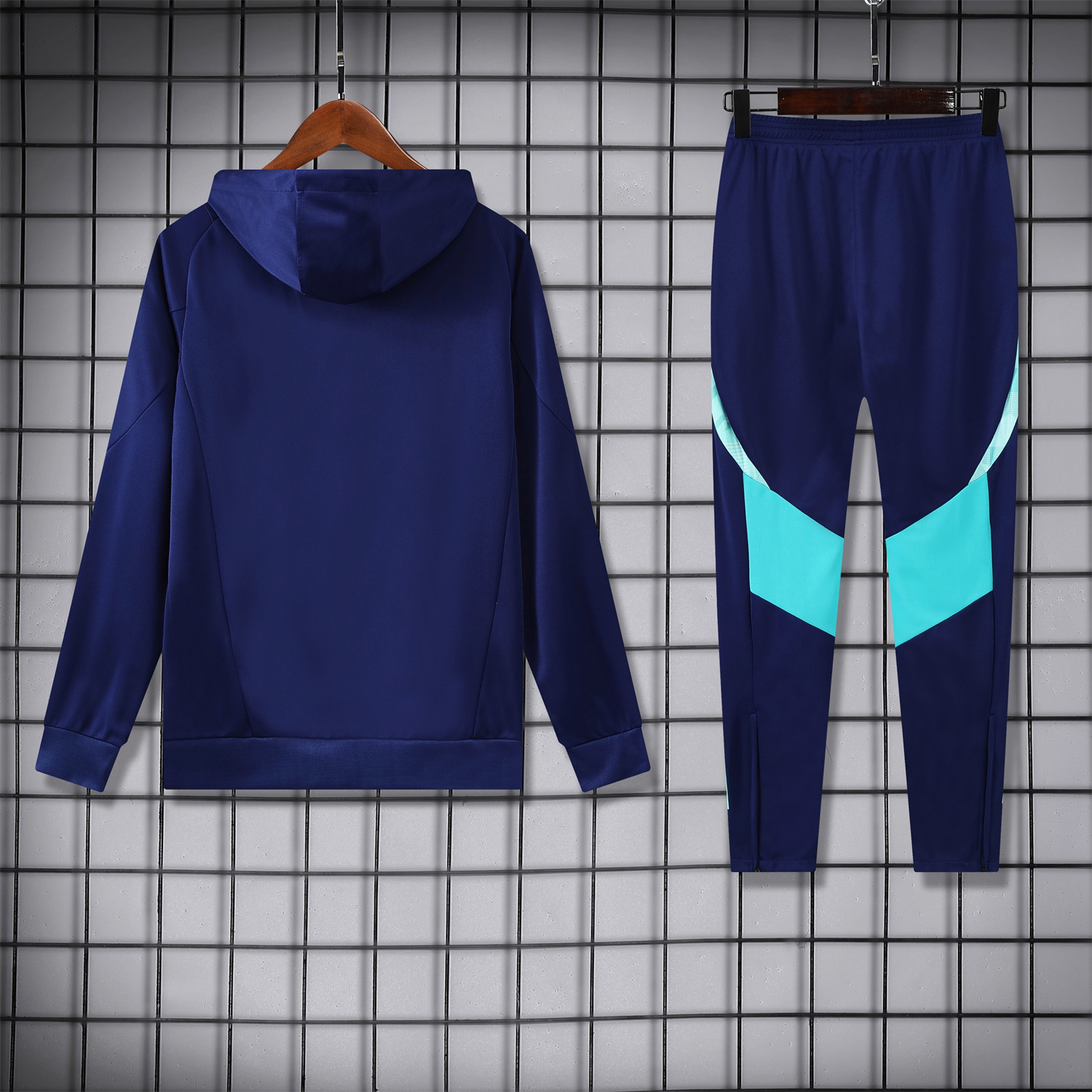 Funinjersey-Flamengo 25-26 Training Hoodie Set - Royal Blue Top and Pants