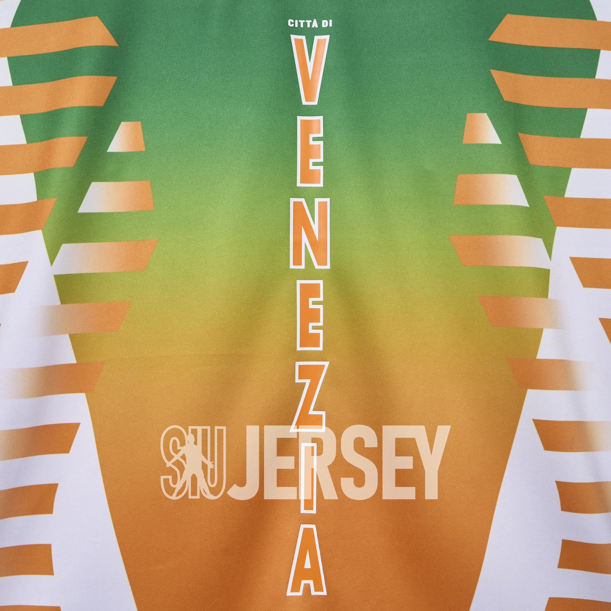 SIUjerseys-Venezia FC 24-25 Orange and Green Pre-Match Jersey - Fans Version