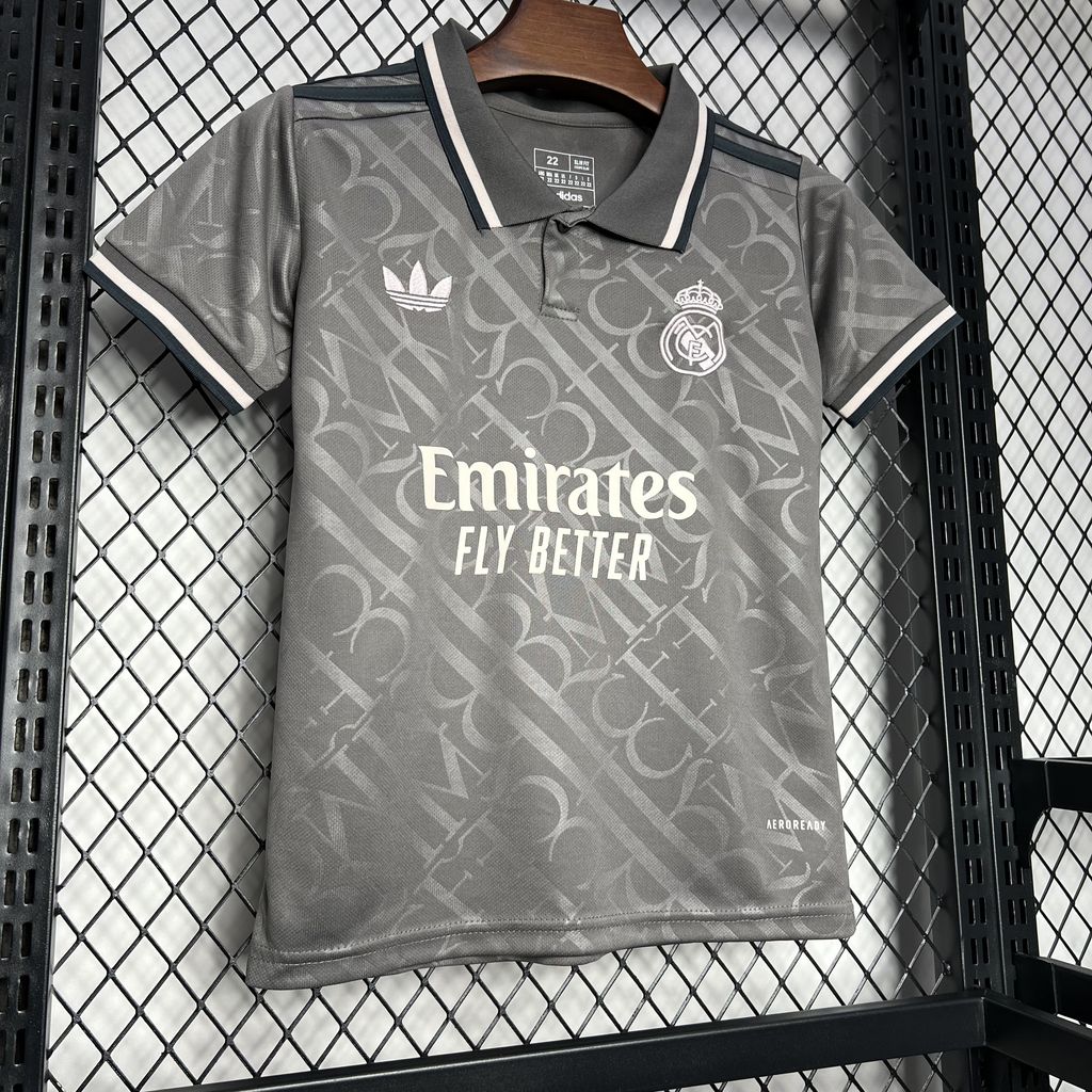 ManixJersey.com | Real Madrid 24-25 Third Kids Kit -Customize Name, Number and Patch | Worldwide Shipping