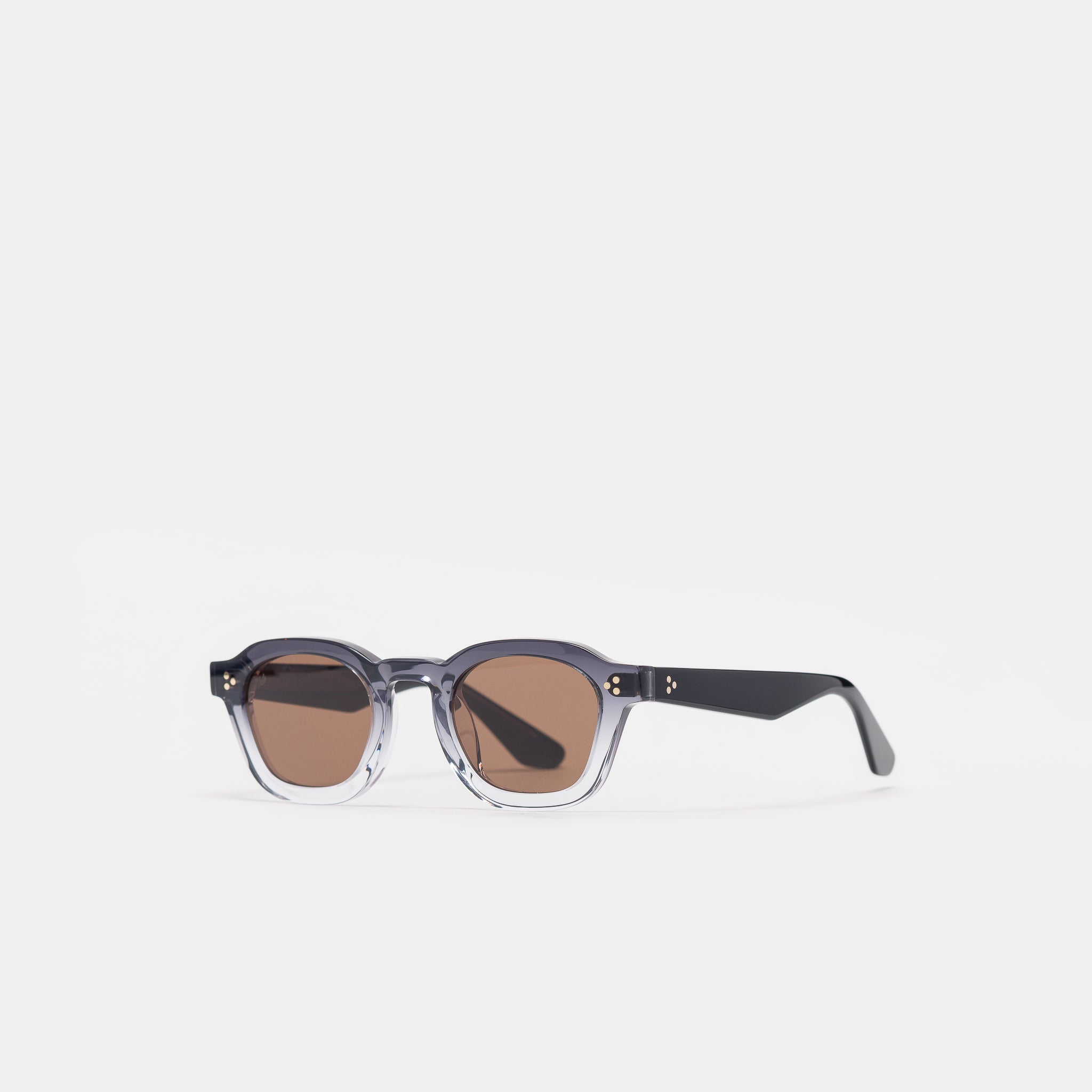Logos Sunglasses in Black Gradient/Brown