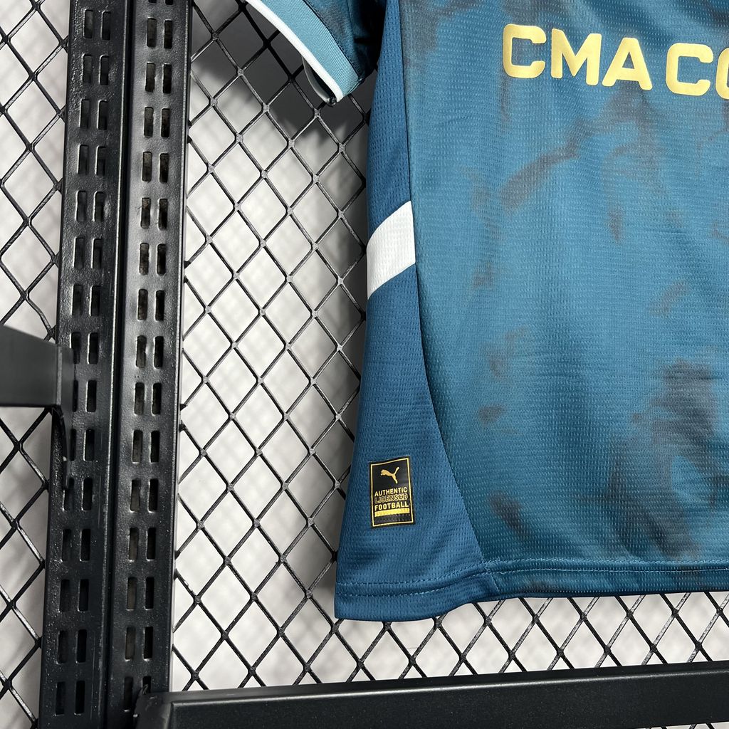 ManixJersey.com | Marseille 24-25 Away Kids Kit -Customize Name, Number and Patch | Worldwide Shipping