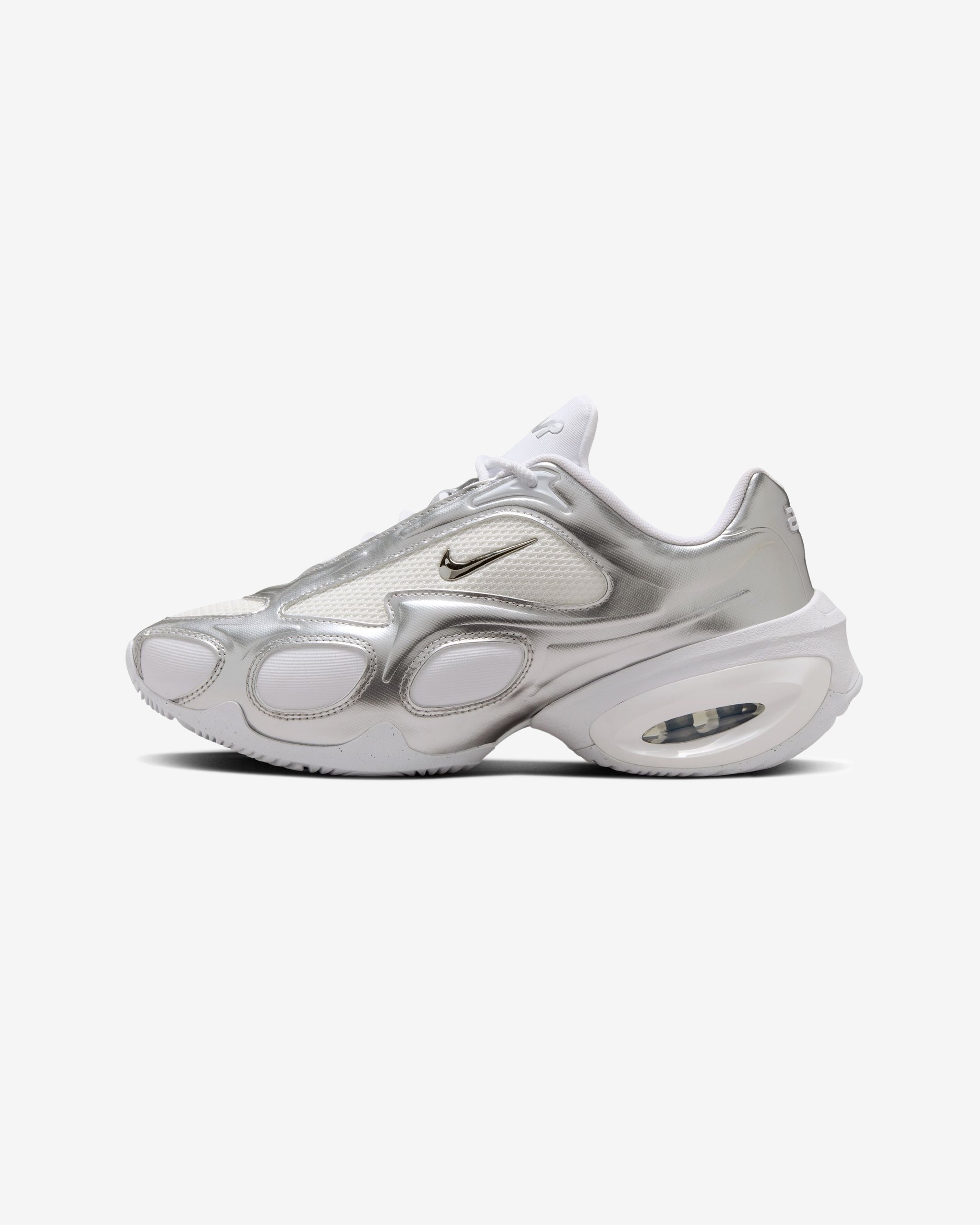 NIKE WOMEN'S AIR MAX MUSE - WHITE/ METALLICSILVER