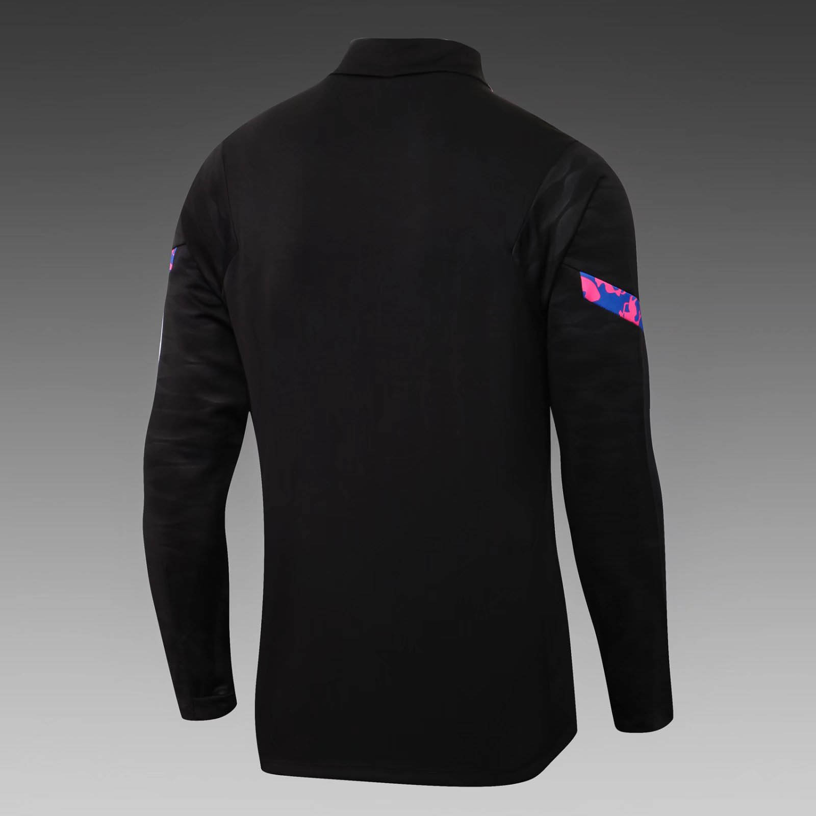 2021/2022 Barcelona Half-Pull Training Suit Black Jersey Set:football jersey mysite: unitedjerseyfootball 邓江浪:football