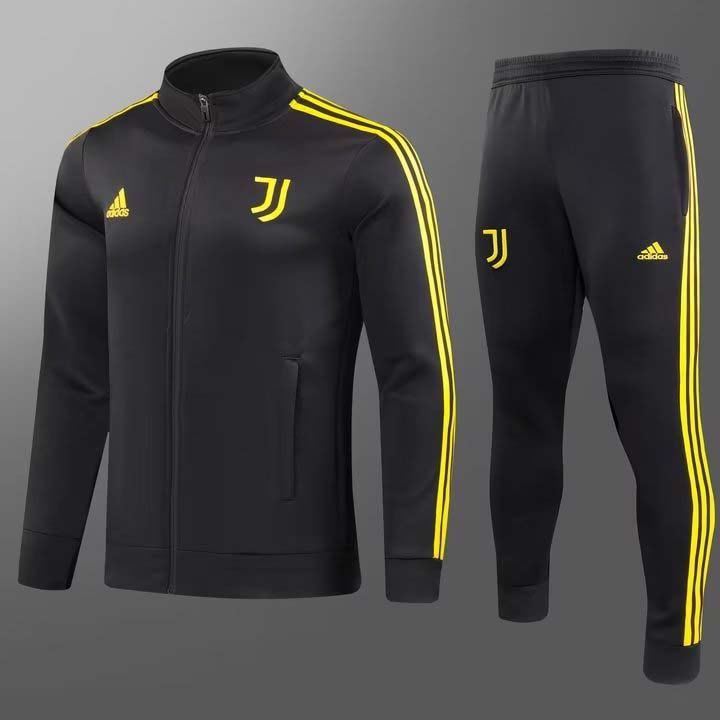 2023/2024 Juventus Long Zipped Jacket Black Football Shirt 1:1 Thai Quality Set:football jersey mysite: unitedjerseyfootball 邓江浪:football