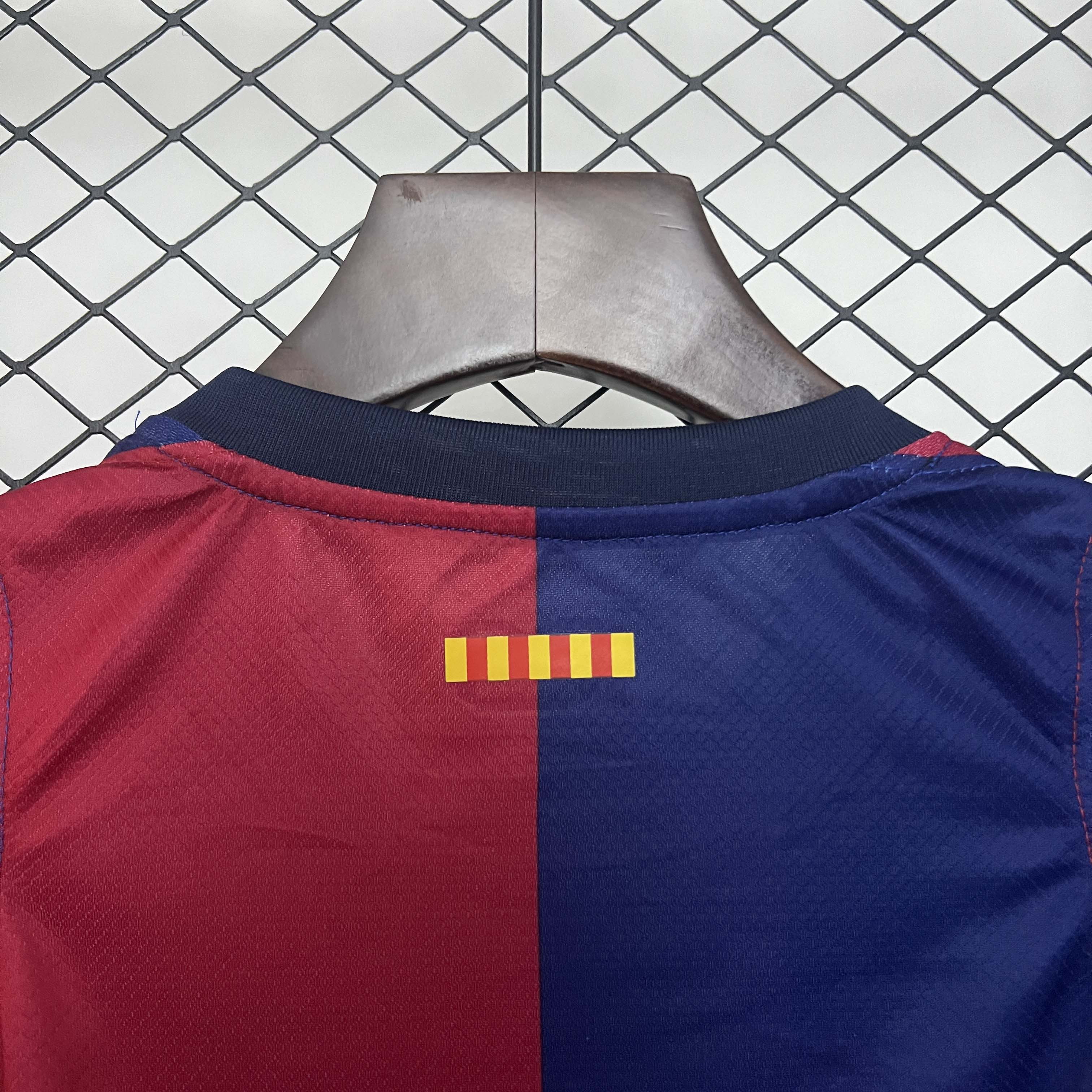 2024/2025 Barcelona Home Football Shirt 1:1 Thai Quality Kids Size:football jersey mysite: unitedjerseyfootball 邓江浪:football