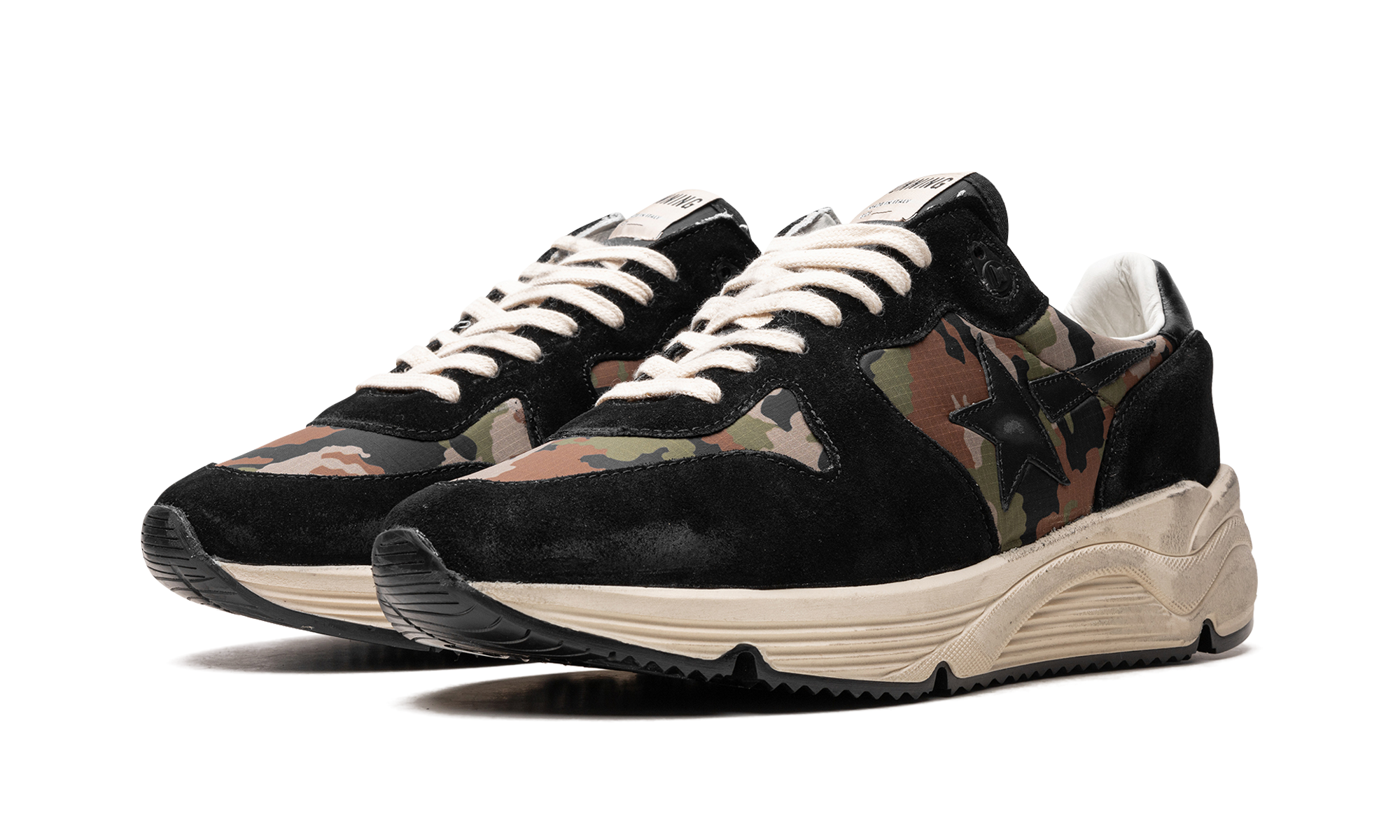 RUNNING SOLE "BLACK / CAMO"、mysite、Cacoeks