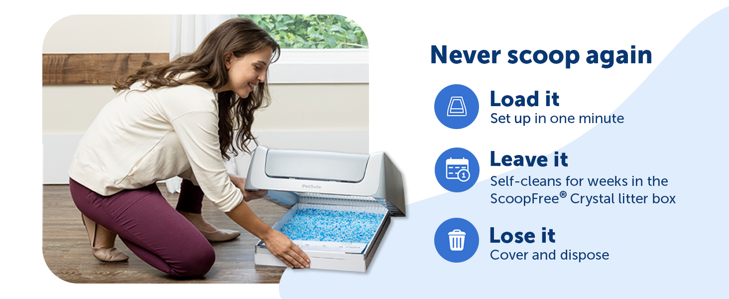 PetSafe Premium Crystal Litter Trays