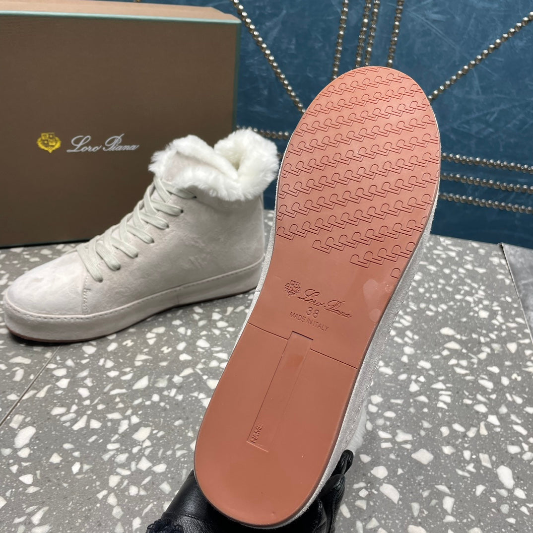 LP WINTER NUAGES HIGH SNEAKERS WHITE LAMBSKIN、mysite、Cacoeks