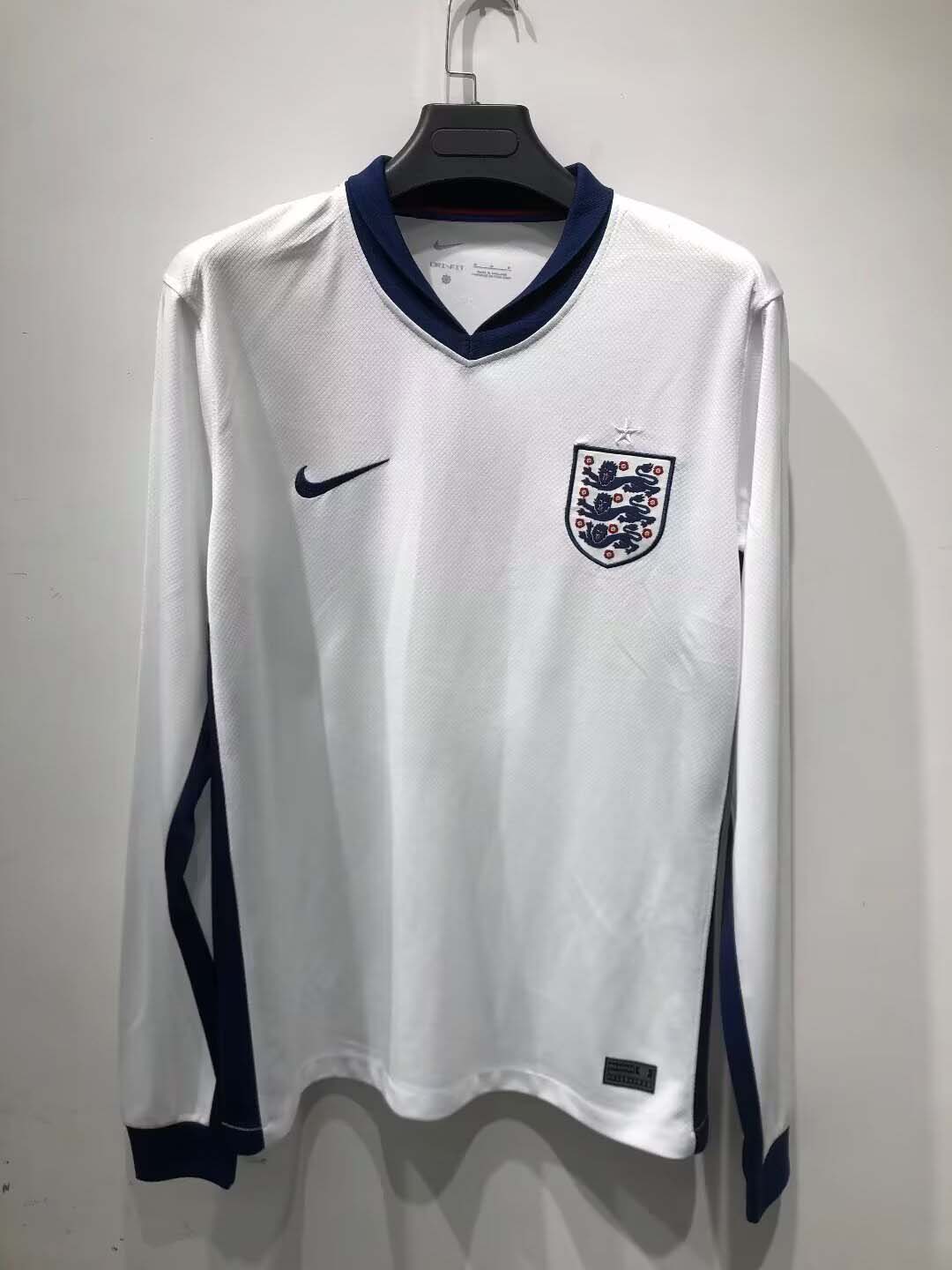 2024 Long Sleeve England Home Football Shirt-mysite Custom Football Kit- Nextkits