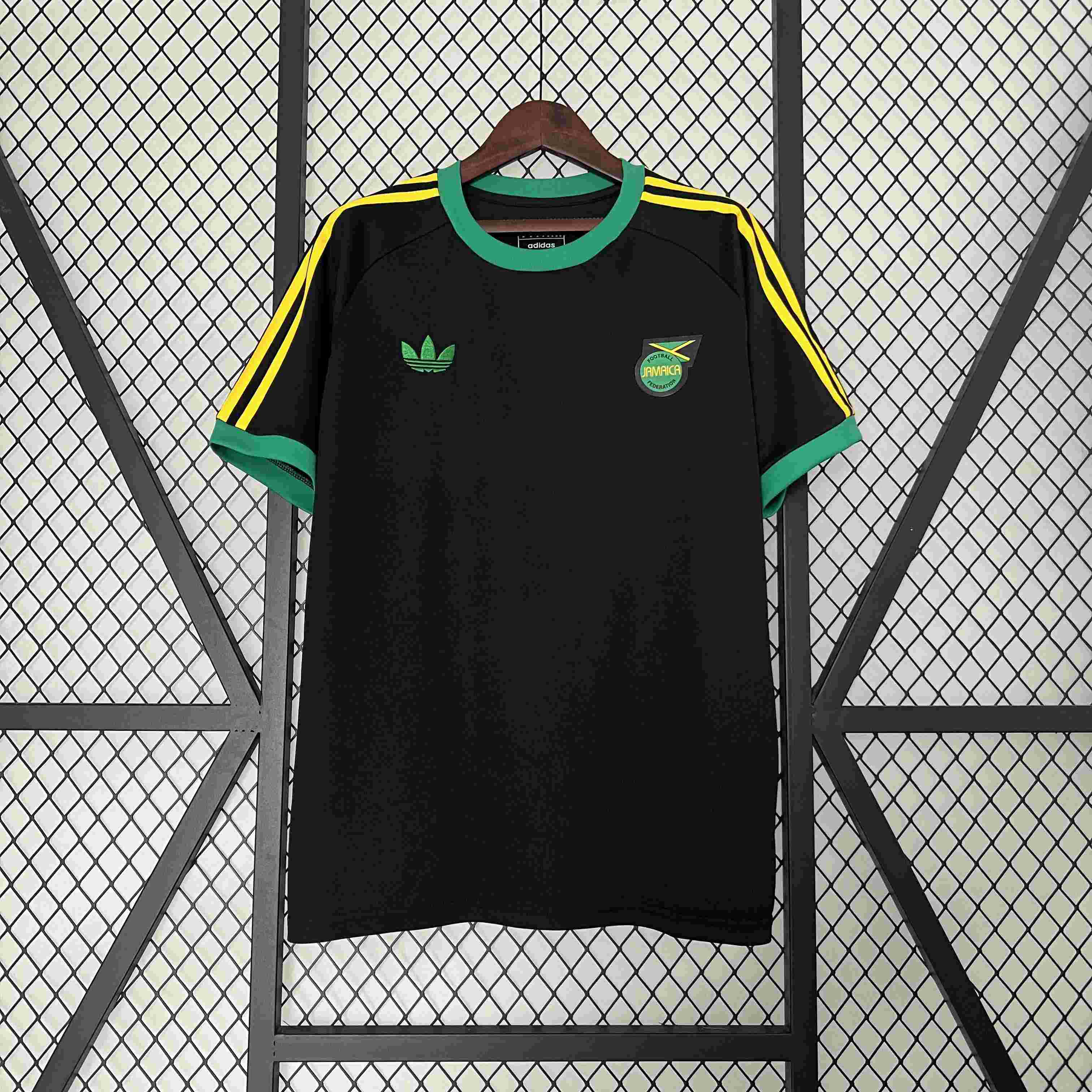 2024 Jamaica Training Wear Black Football Shirt-mysite Custom Football Kit- Nextkits