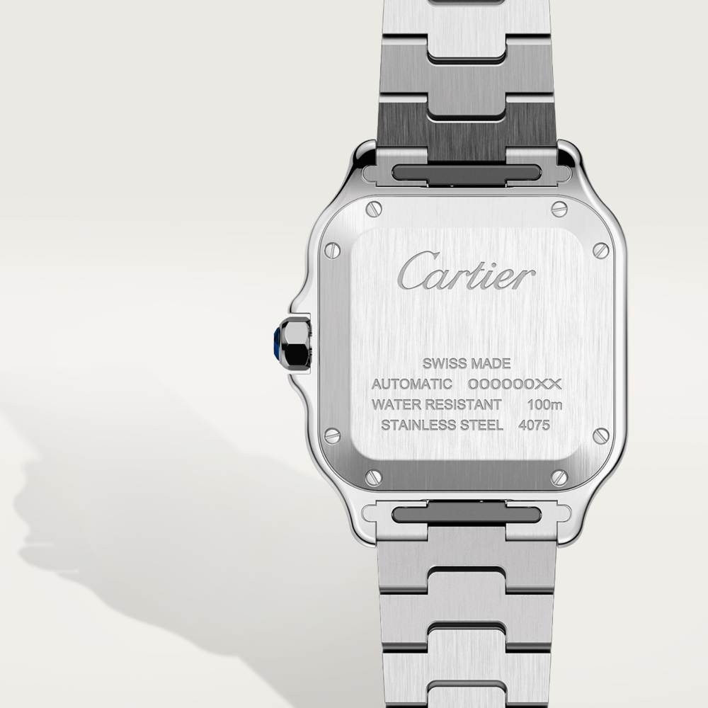 Super Clone 1:1 CARTIER SANTOS Medium Model Classic Silver WSSA0029 Replica-fasswatch