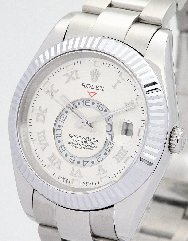Replica Rolex Sky-Dweller 42mm White Dial 326938-fasswatch