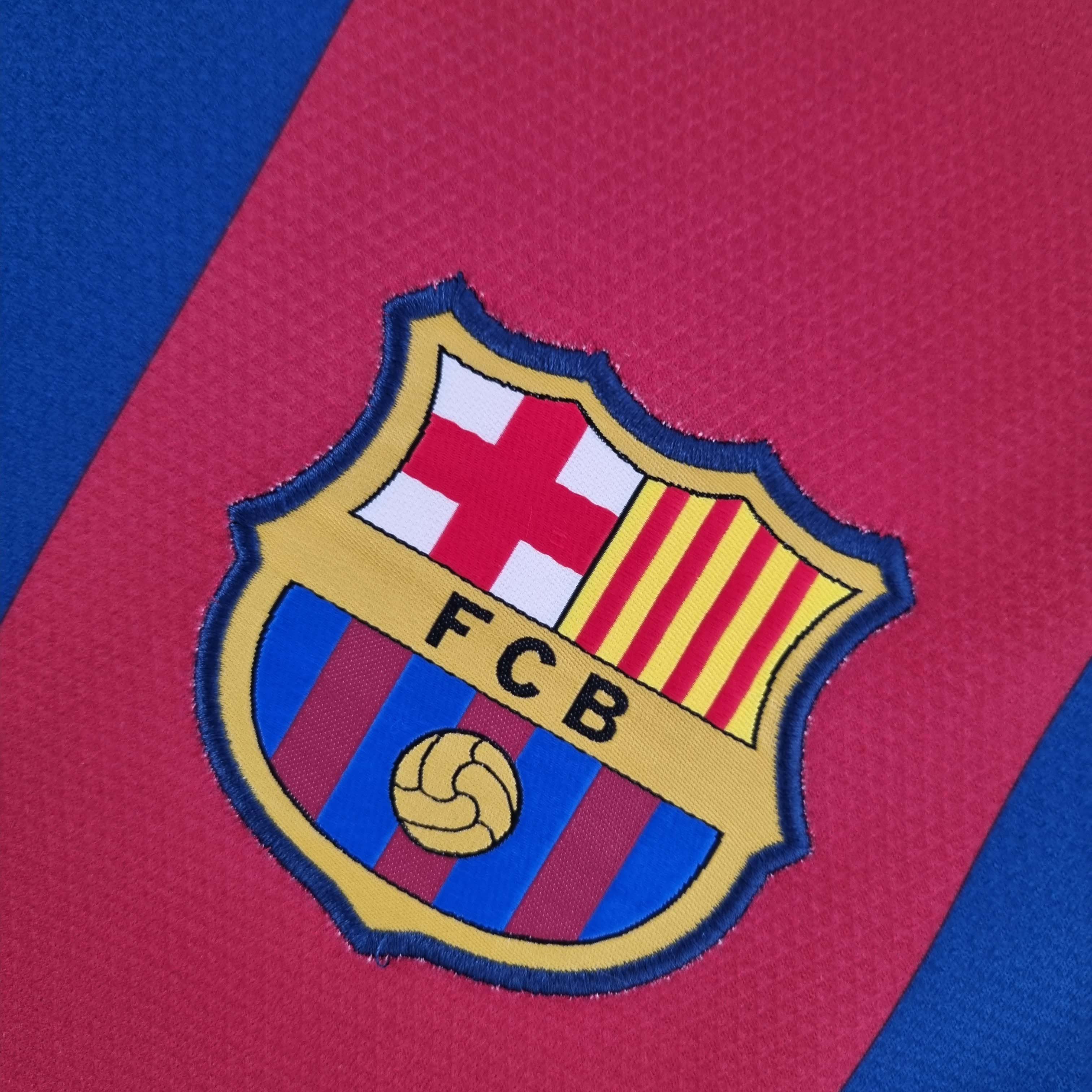 2010/2011 Retro Long Sleeve Barcelona Home Football Shirt 1:1 Thai Quality:football jersey mysite: unitedjerseyfootball 邓江浪:football