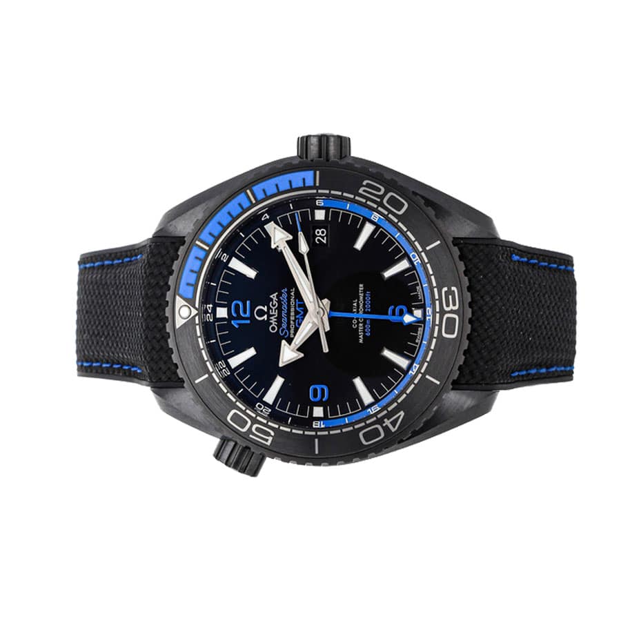 omega seamaster planet ocean ceramic 215 92 46 22 01 002 black dial