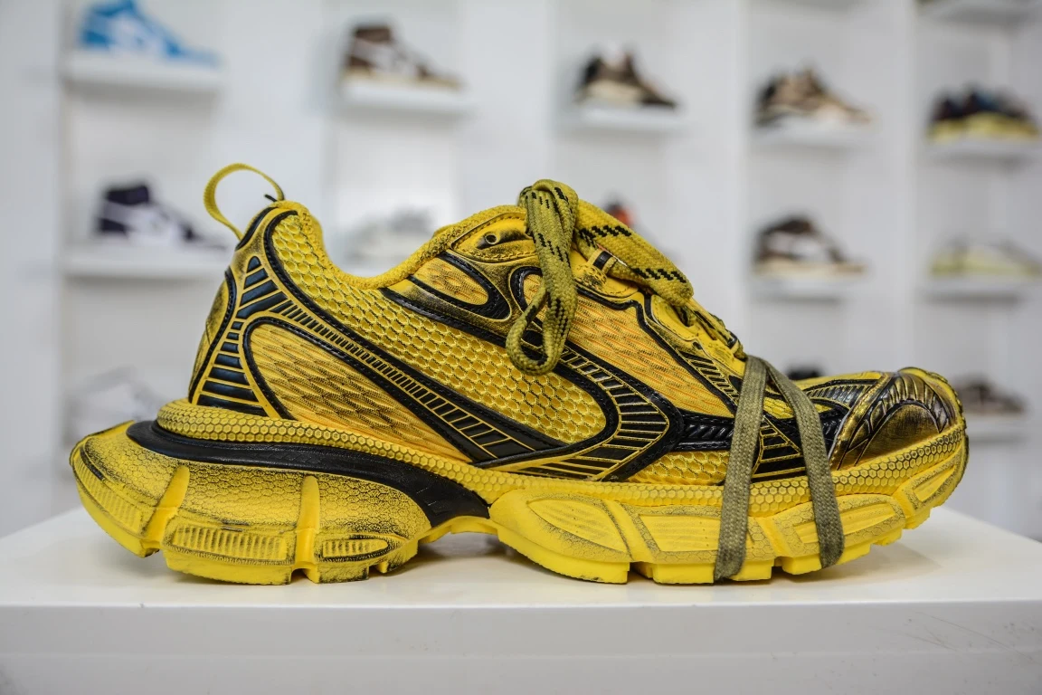 Balenciaga 3XL Trainer in Yellow、mysite、Cacoeks