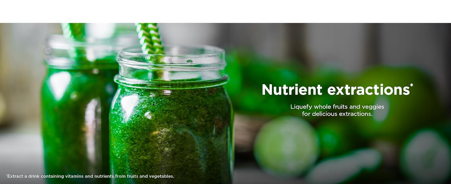 Nutrient extractions Smoothies & shakes Frozen drinks