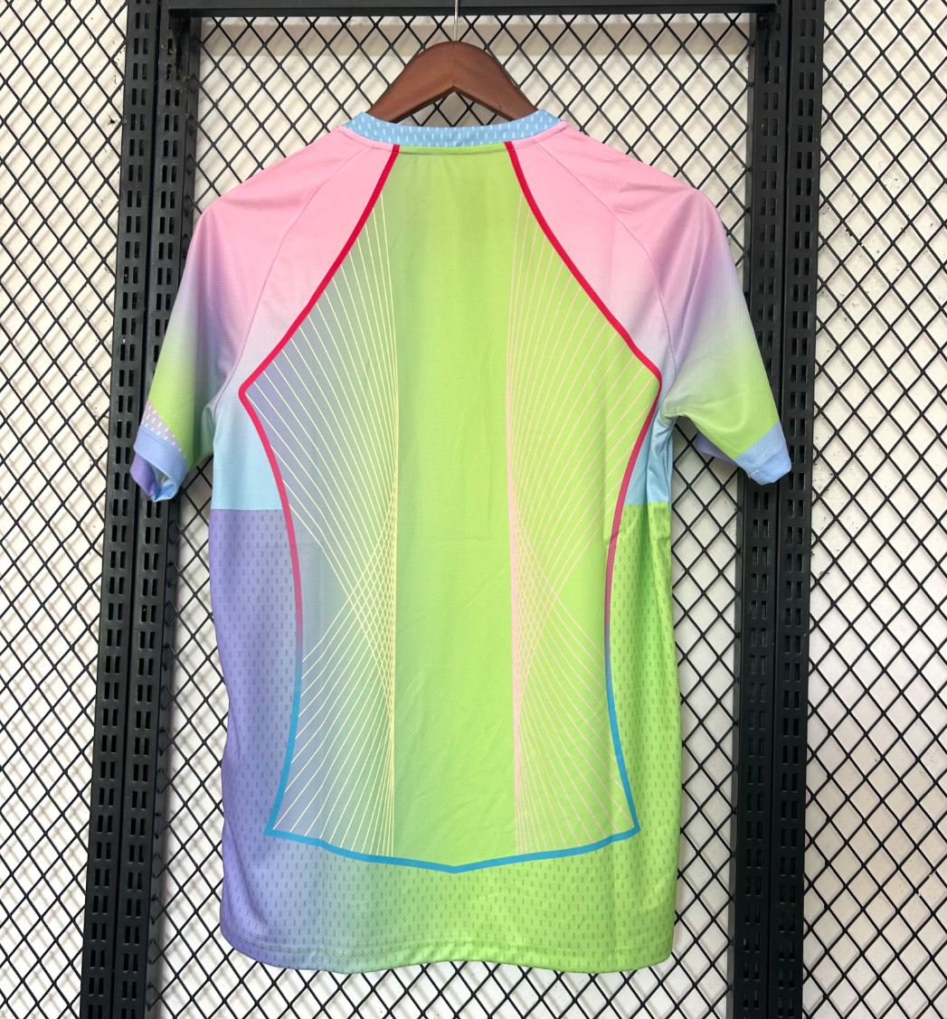 2025/2026 Barcelona concept pink green gradient football jersey 1:1 Thai quality:football jersey mysite: unitedjerseyfootball 邓江浪:football