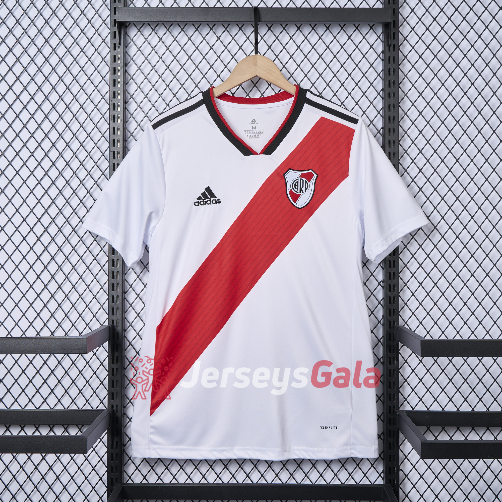 JerseysGala.com | Retro River Plate 2018-19 Home Jersey -Customize Name, Number and Patch | Worldwide Shipping