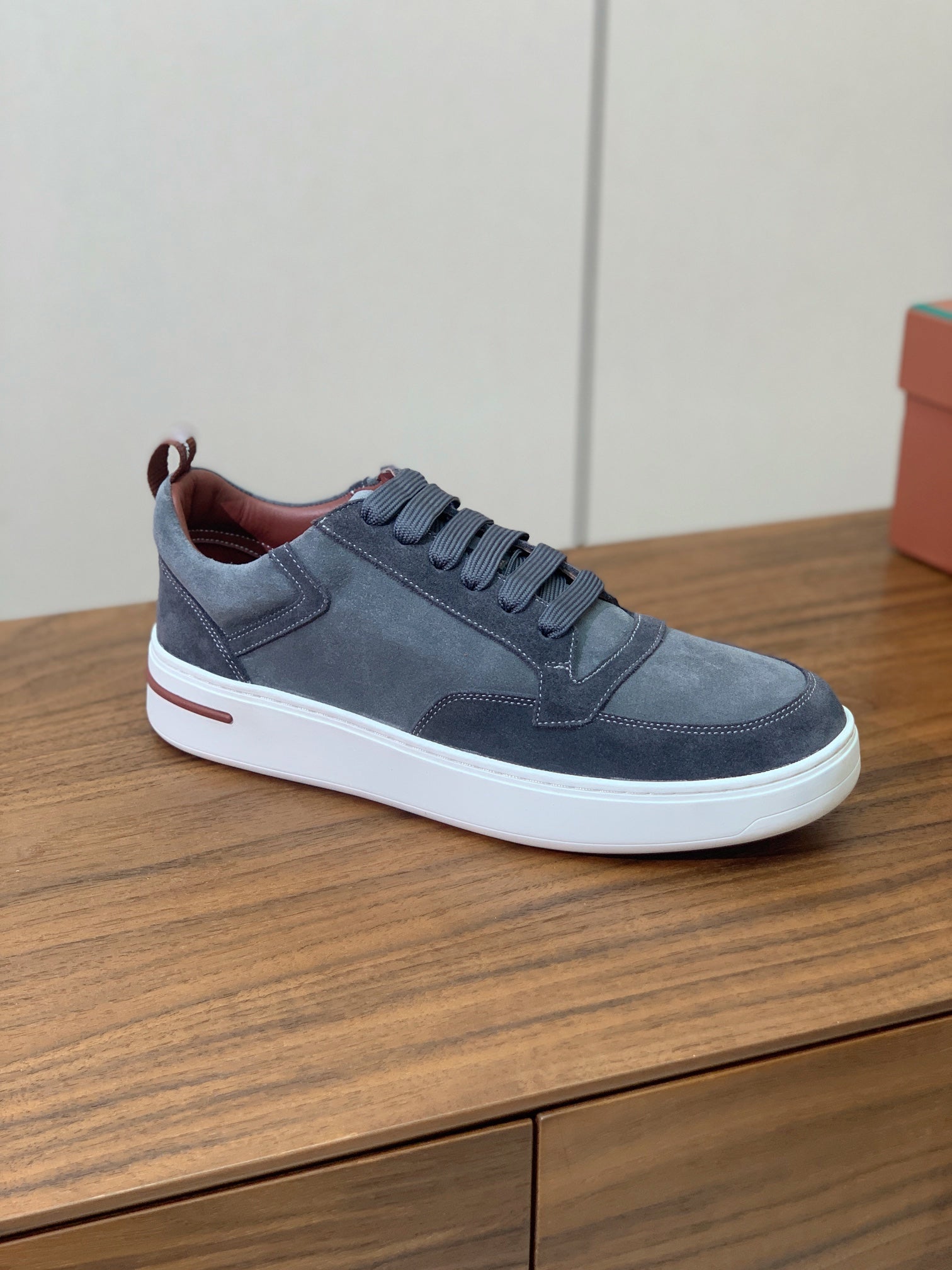 LP NEWPORT WALK SNEAKERS GRAY SUEDE、mysite、Cacoeks