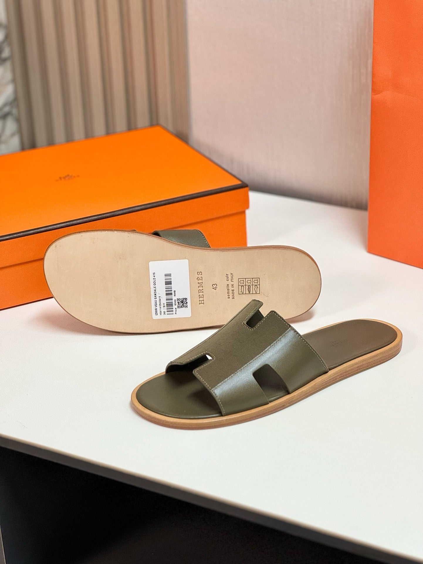 IZMIR SANDAL MOSS LAMBSKIN、mysite、Cacoeks