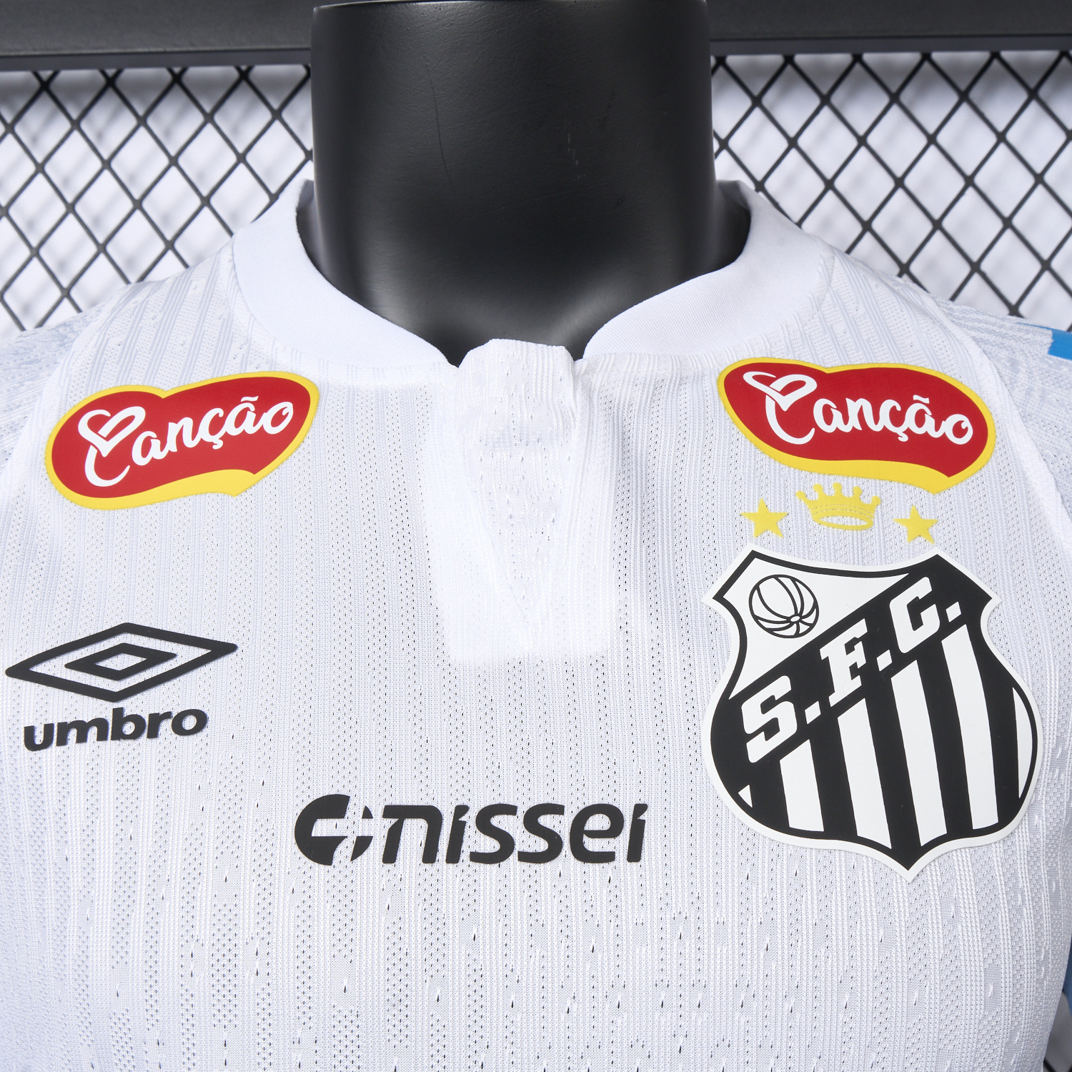 GlobeJersey-Santos 25-26 Home Jersey With Sponsors - Player Version