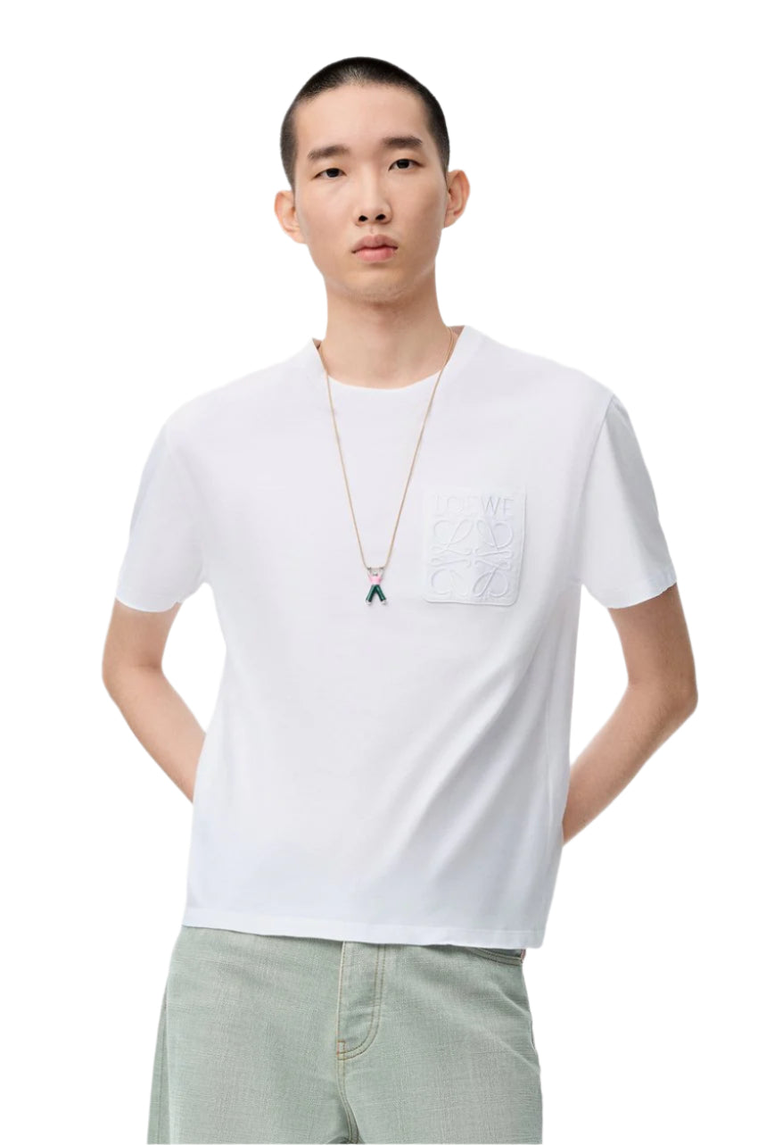 Loewe Anagram ‘White’ T-Shirt with Pocket、mysite、Cacoeks