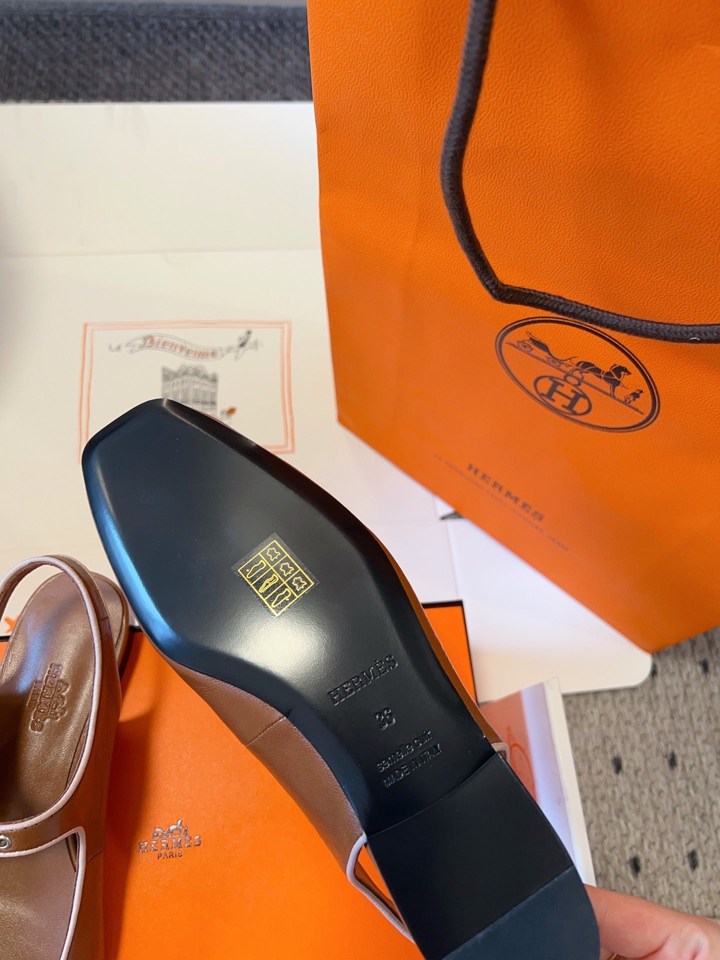 KLEO SLINGBACK IN BRONZE BROWN CALFSKIN、mysite、Cacoeks