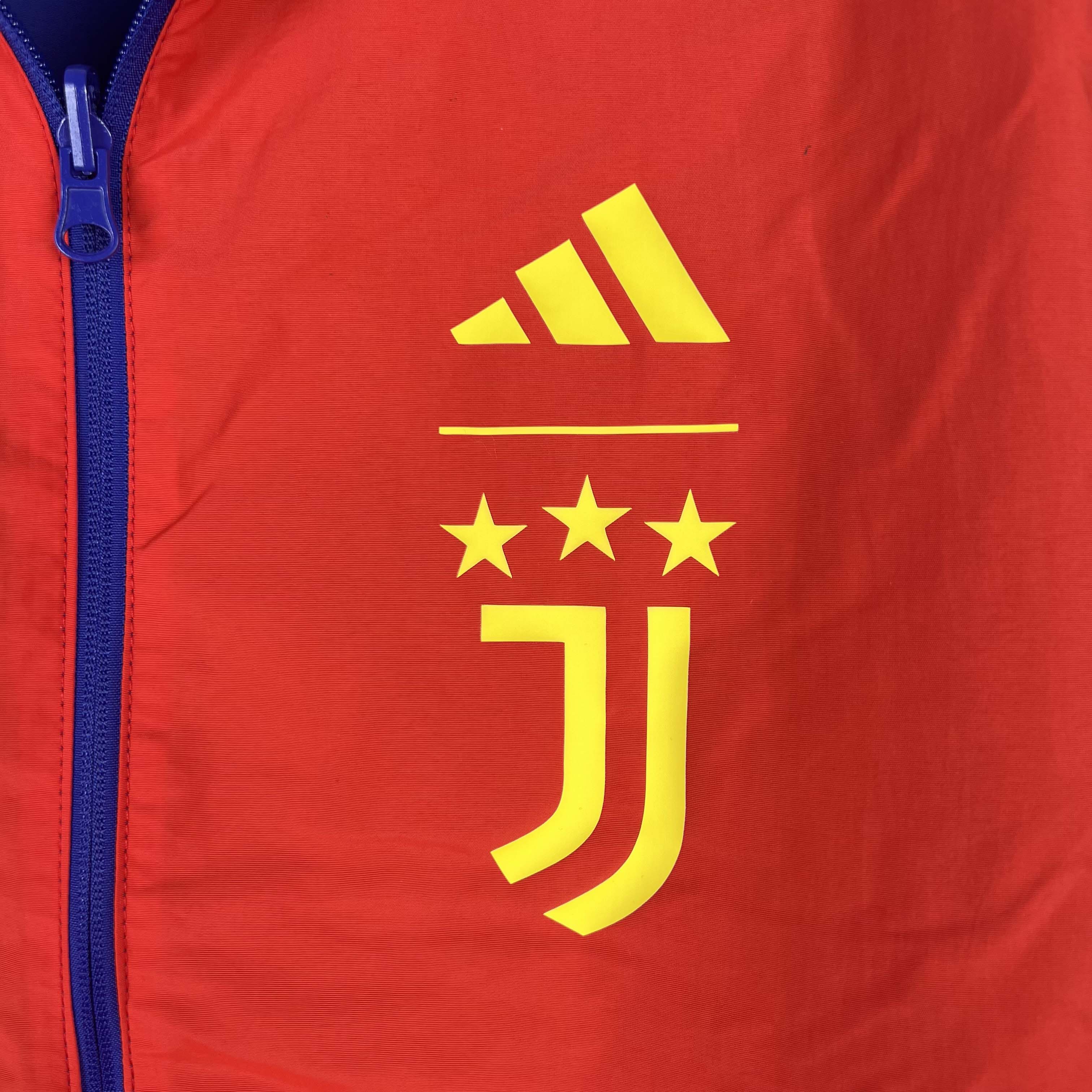 2023-2024 Juventus Reversible Windbreaker(Blue-red)Soccer Jersey 1:1 Thai Quality:football jersey mysite: unitedjerseyfootball 邓江浪:football
