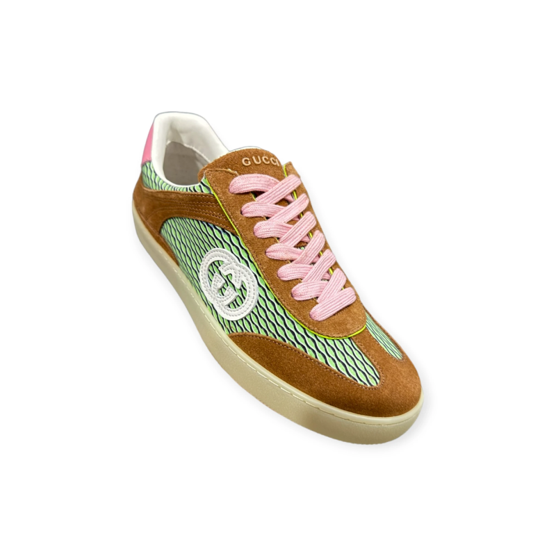 Gucci G57 Sneaker in Brown Pink、mysite、Cacoeks