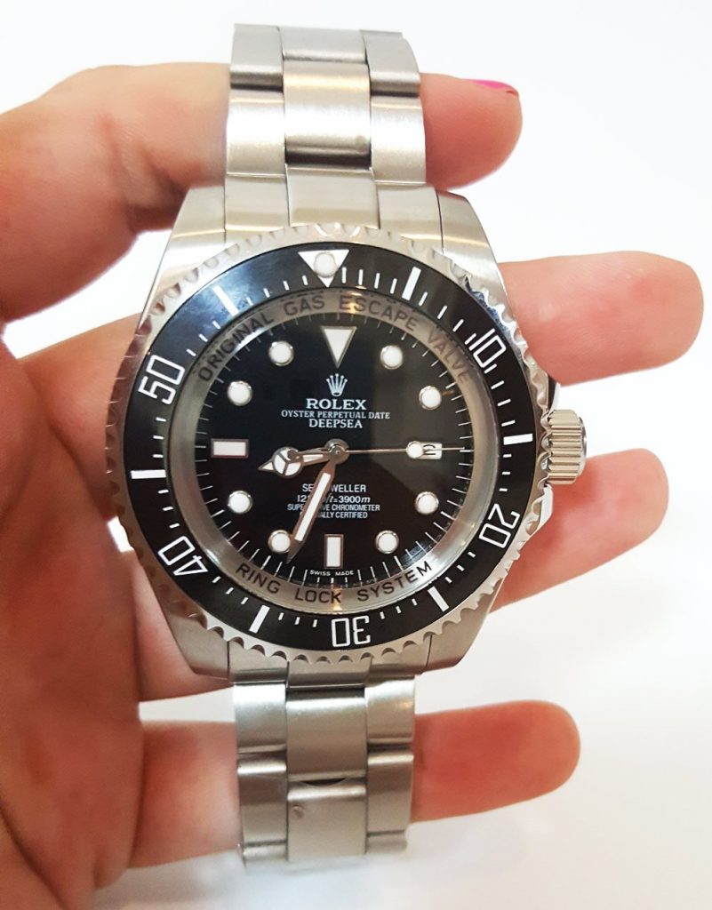 Replica Rolex Deepsea 44mm Black Dial 116660-2-fasswatch