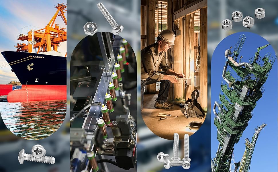 Screws Bolts and Nuts Assortment Kit