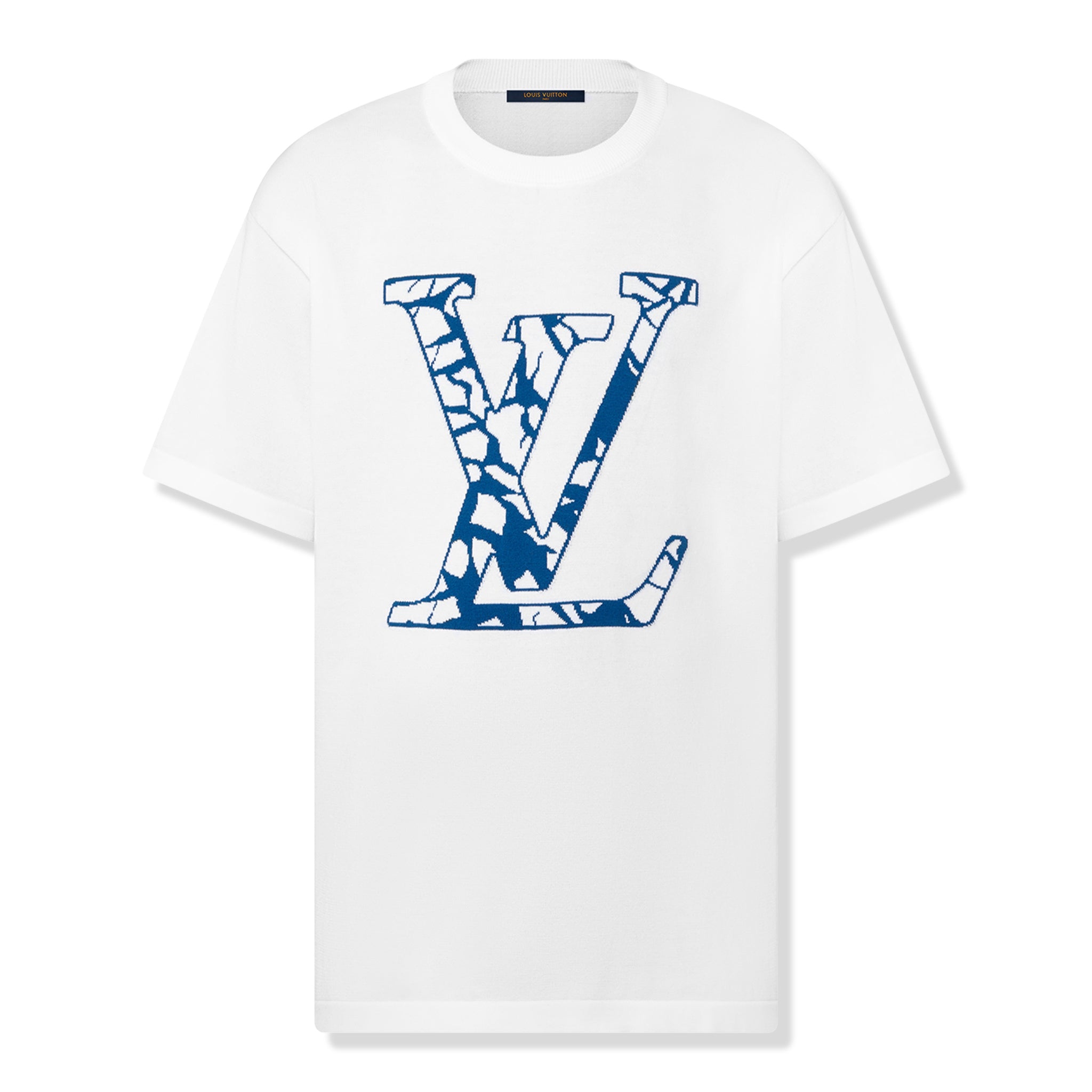 Louis Vuitton LV Ice Milk White Crewneck T Shirt、mysite、Cacoeks