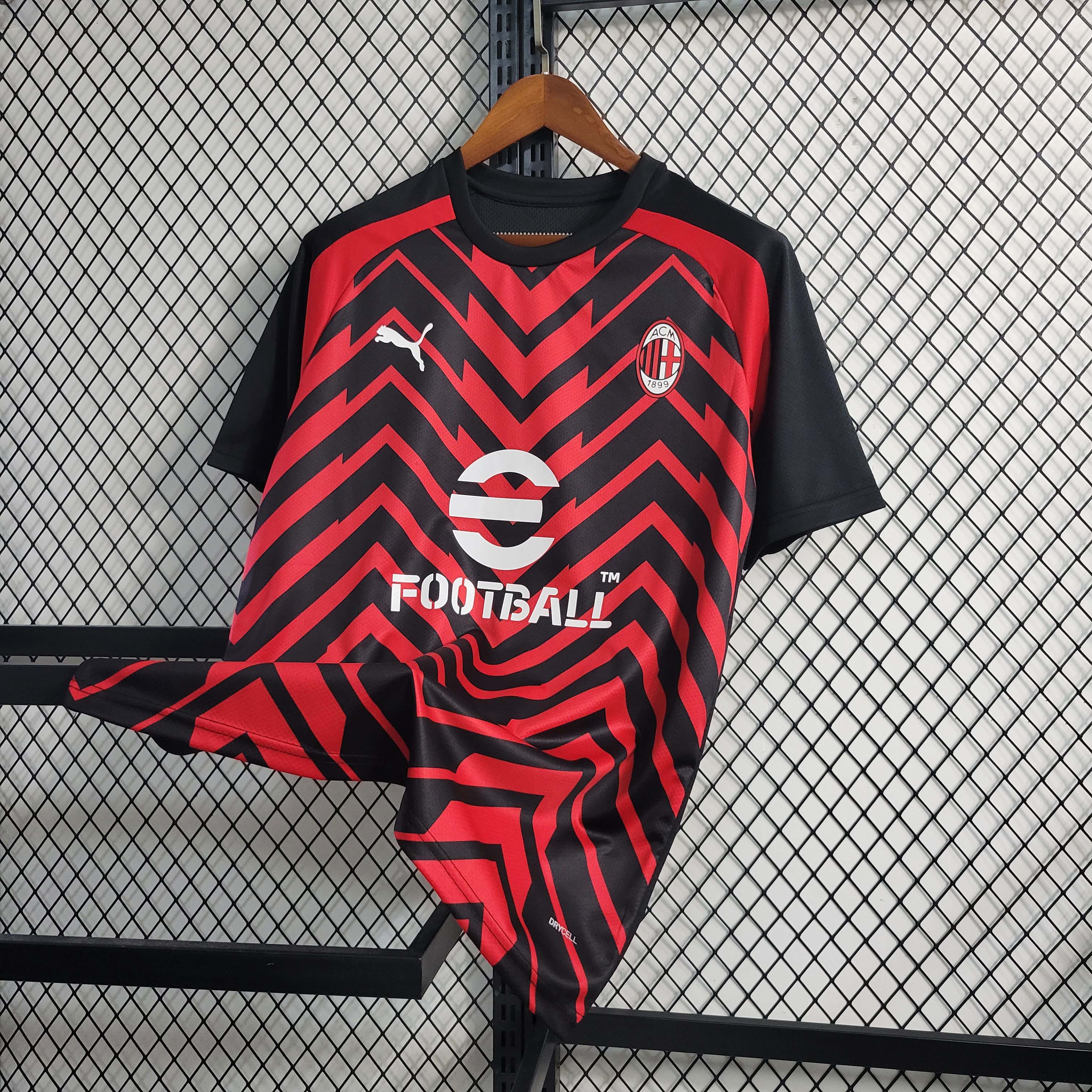 2023/2024 AC Milan Training Wear Soccer Jersey 1:1 Thai Quality:football jersey mysite: unitedjerseyfootball 邓江浪:football