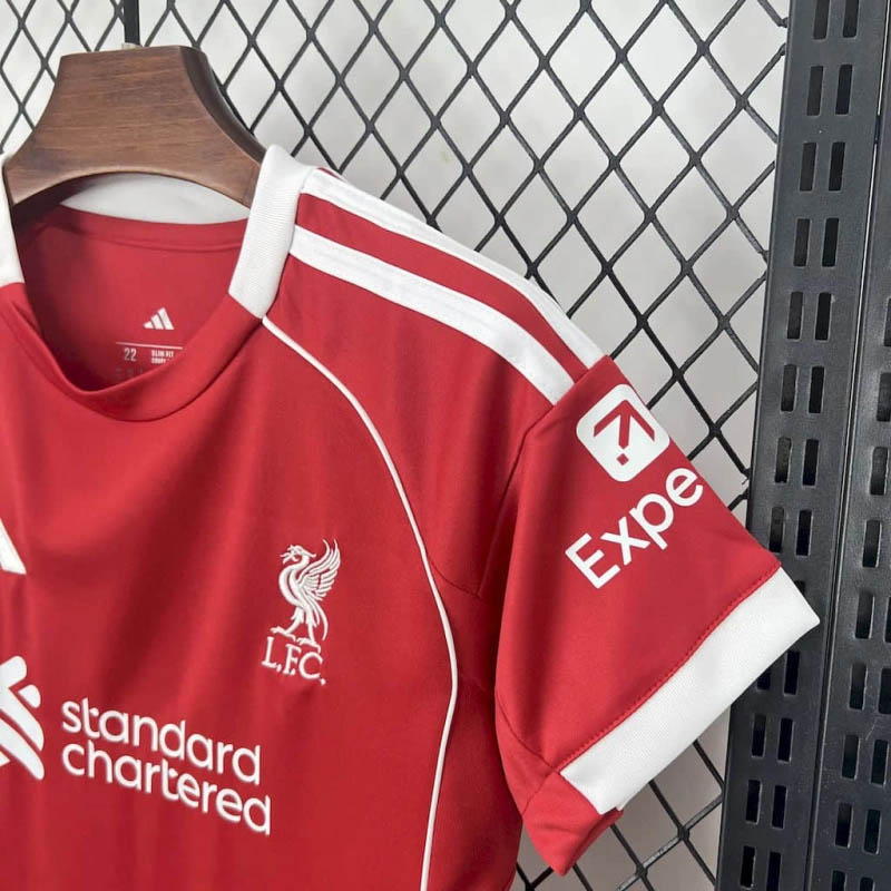 2025/2026 Liverpool Home Soccer Jersey 1:1 Thai Quality Kids Size:football jersey mysite: unitedjerseyfootball 邓江浪:football