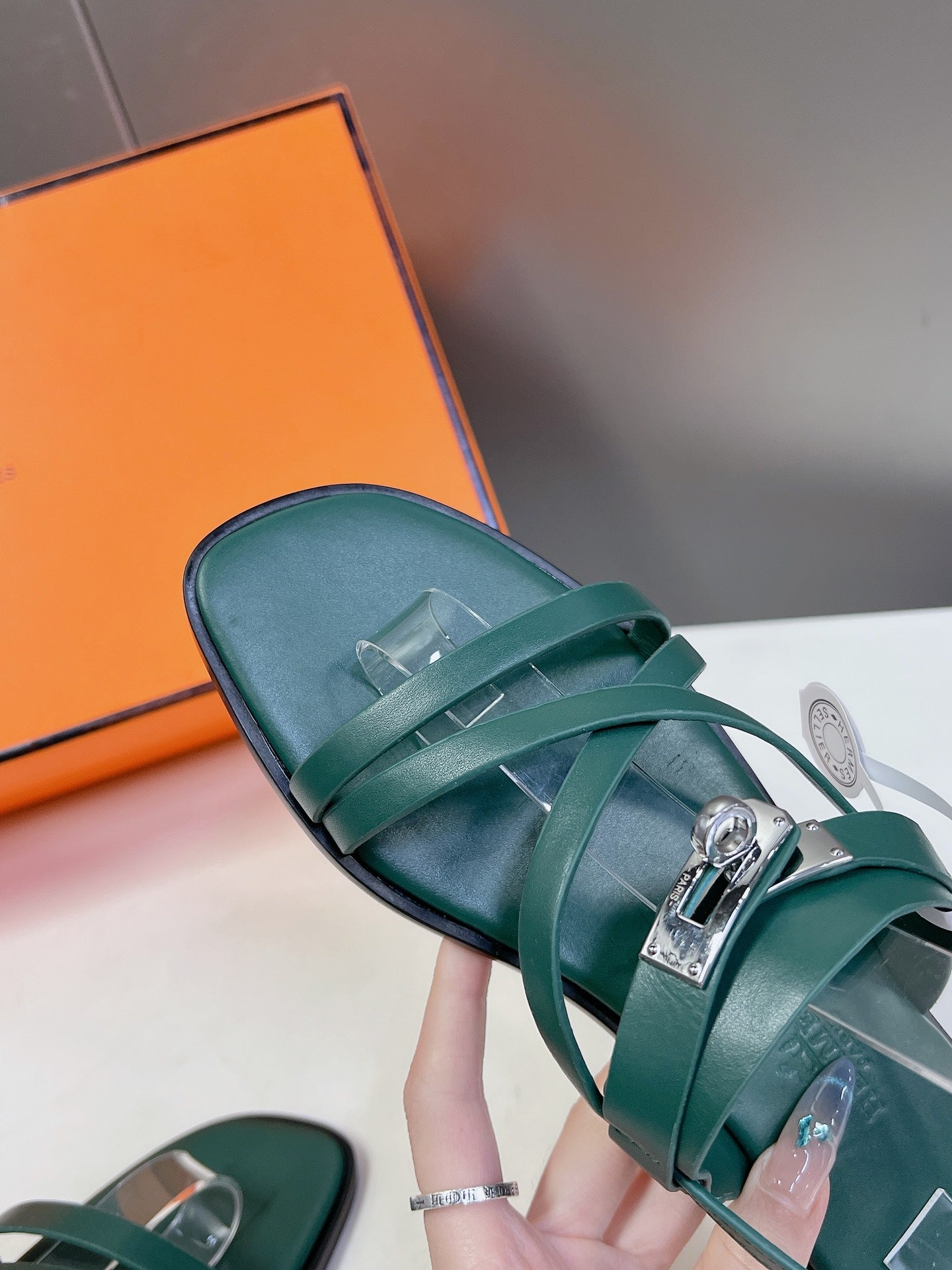 JUNE SANDAL COBALT CALFSKIN、mysite、Cacoeks