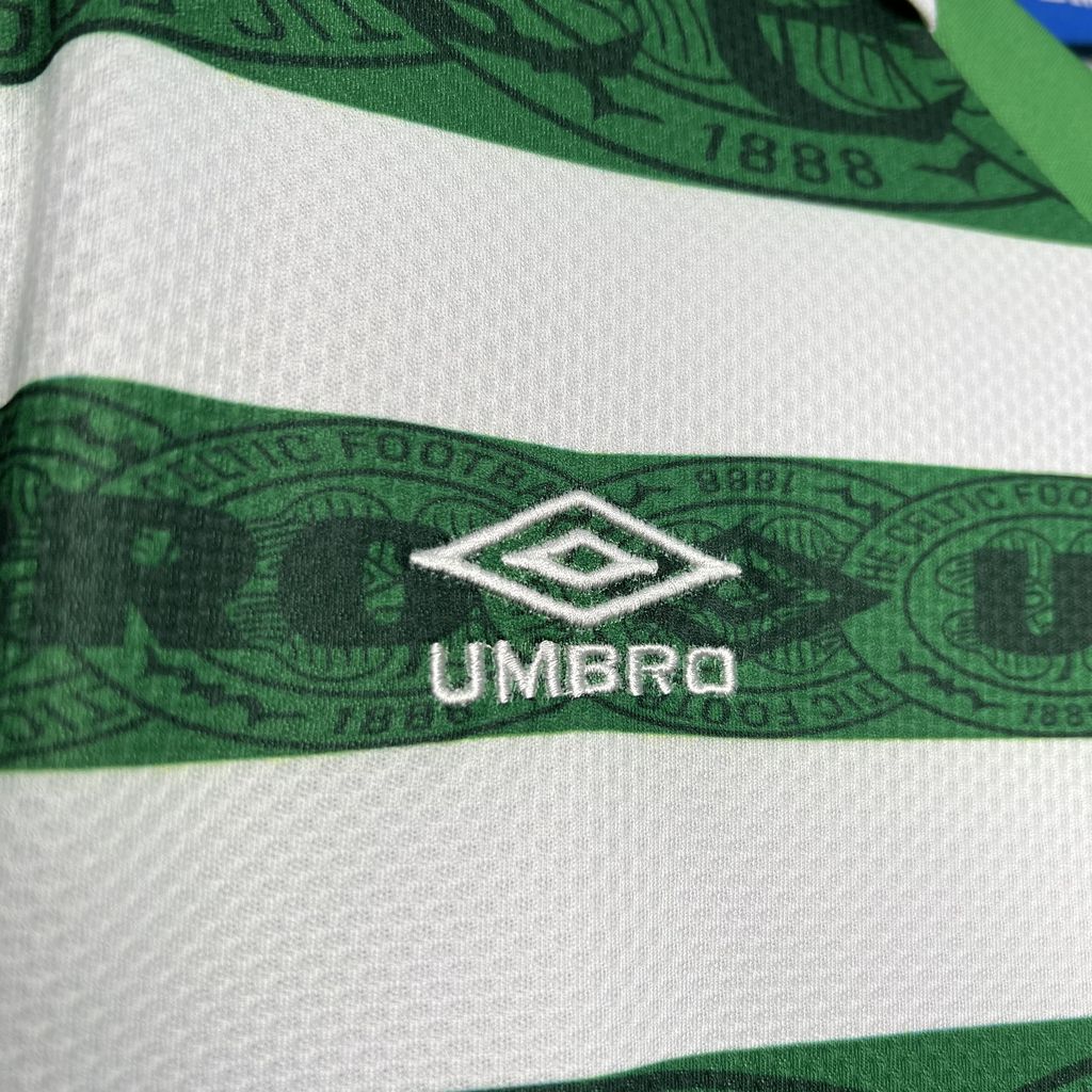 ManixJersey.com | Retro Celtic 1995-97 Home Stadium Jersey -Customize Name, Number and Patch | Worldwide Shipping