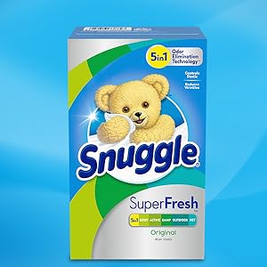 snuggle dryer sheet