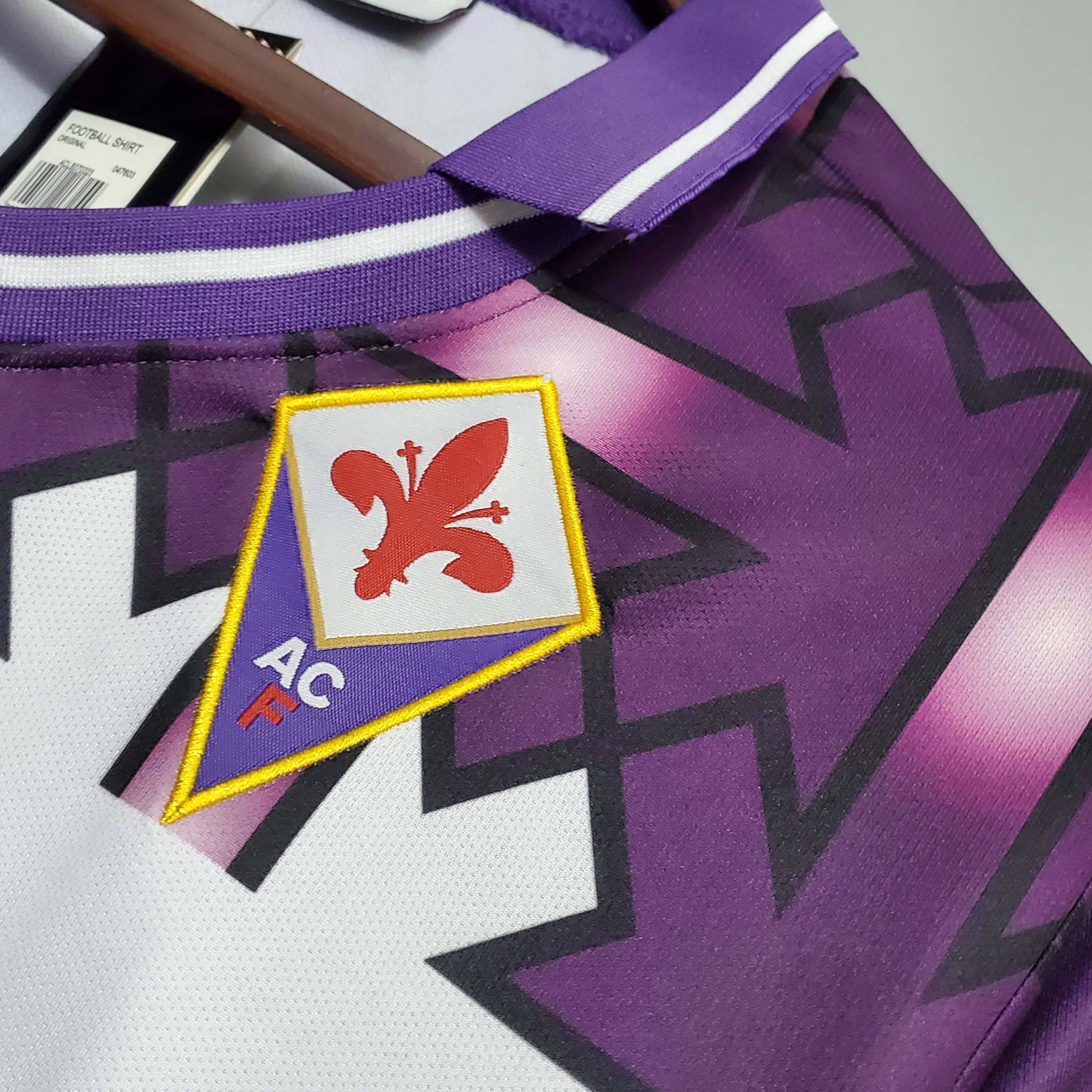 1992/1993 Retro Fiorentina Away Soccer Jersey 1:1 Thai Quality:football jersey mysite: unitedjerseyfootball 邓江浪:football