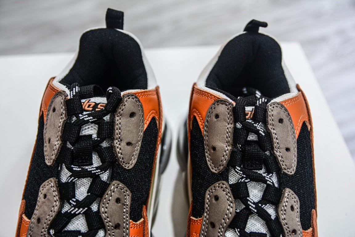 Balenciaga Triple S Sneaker Orange Grey Black、mysite、Cacoeks