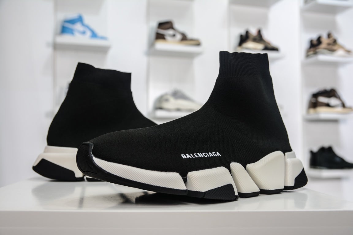 Balenciaga Speed Trainer Black White、mysite、Cacoeks