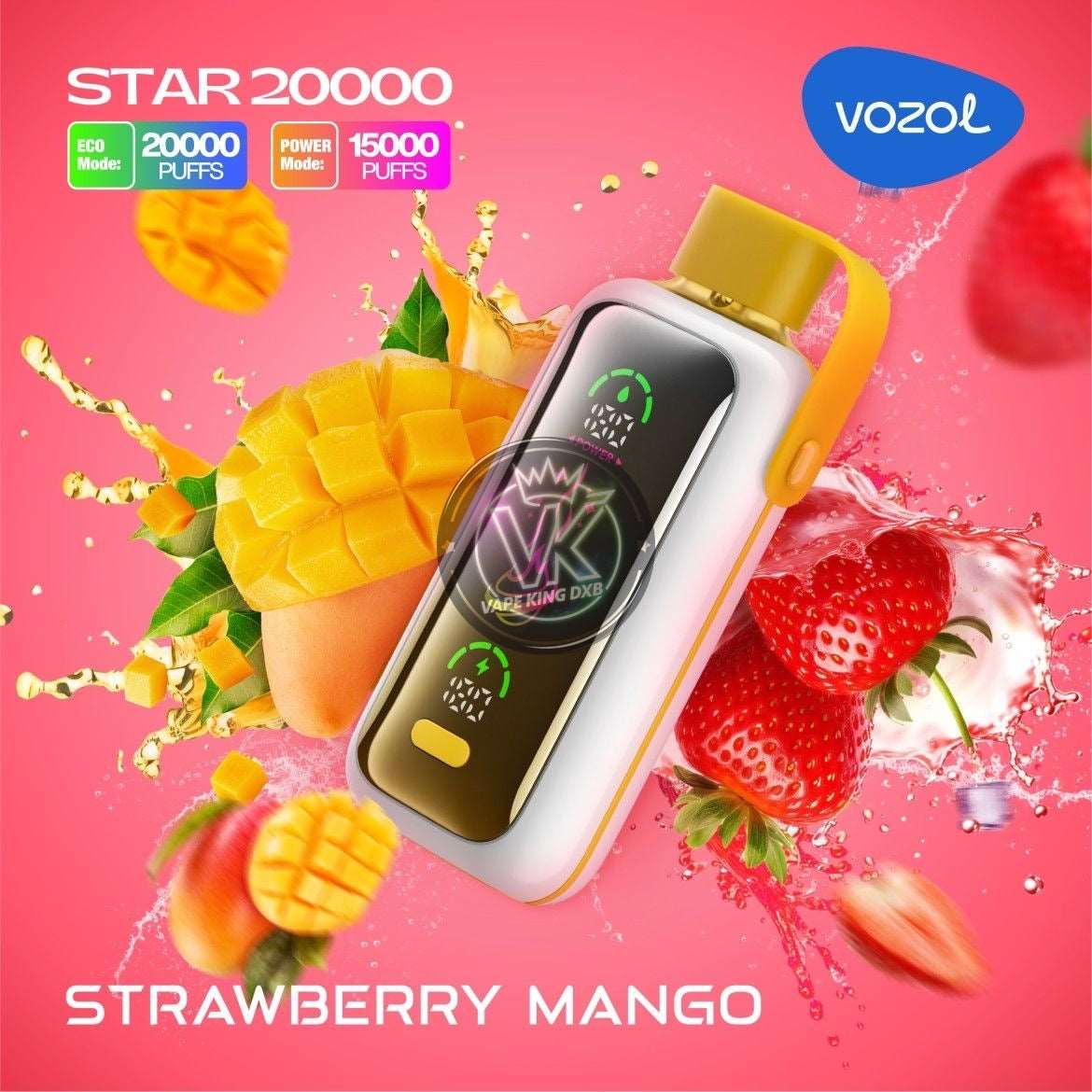  Vozol Star 20000 Puffs 5% Nicotine Disposable Vape - Dual Power Mode  vpae005 vapeing vape