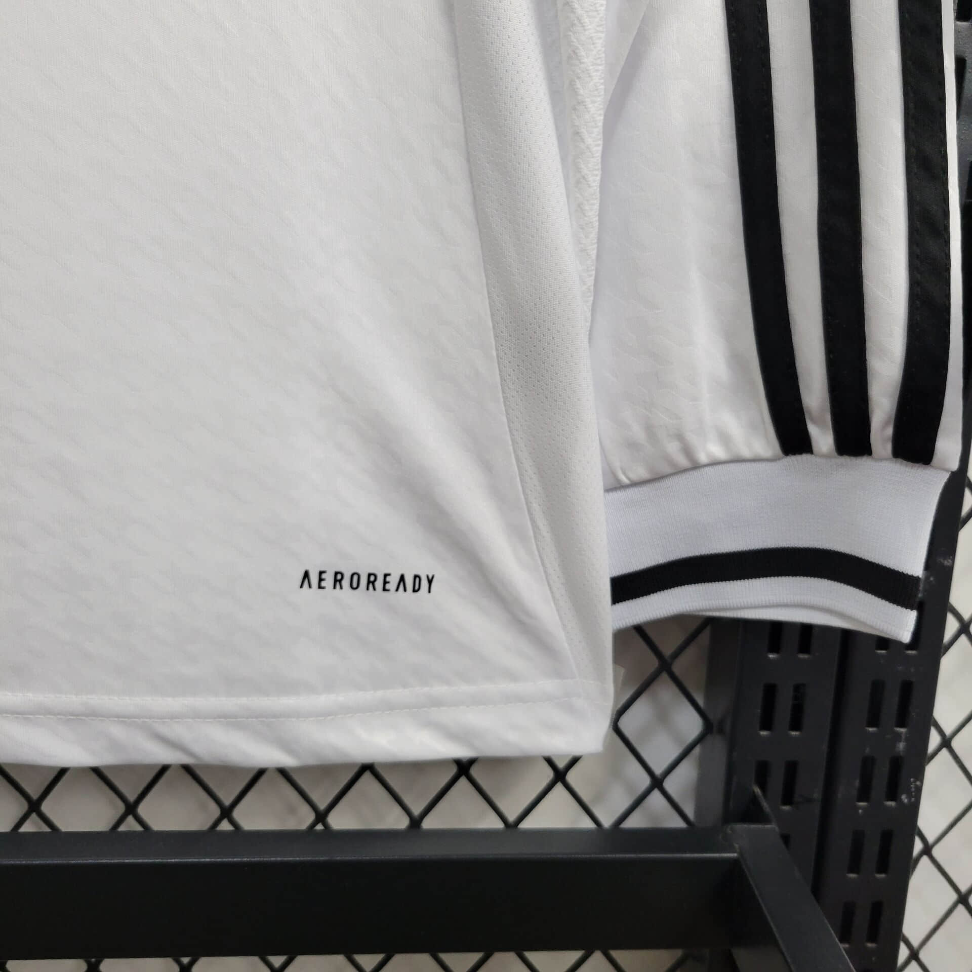 Higojerseys-Real Madrid 24-25 Home Long Sleeve Jersey - Fans Version